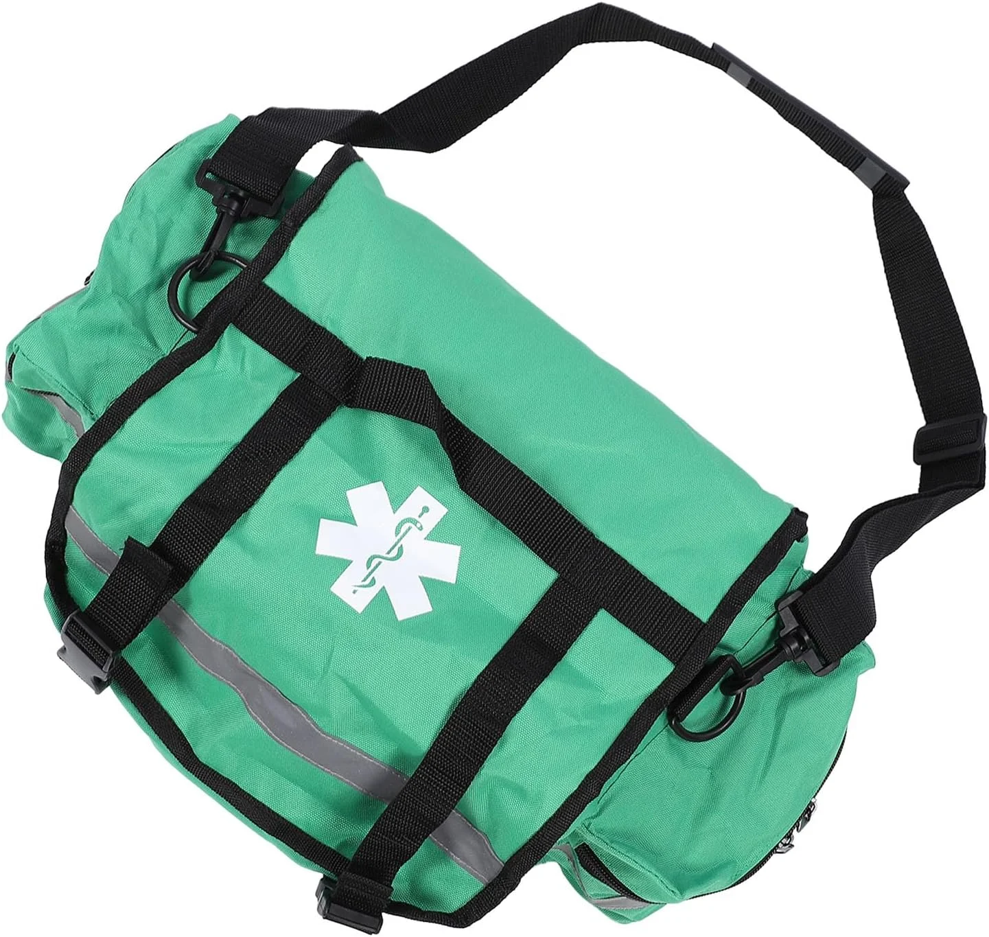 کیف کمک های اولیه بزرگ با ظرفیت بالا مناسب آتش نشانان، کوهنوردی و مسافرت، سبز 45x30x19 سانتی متر