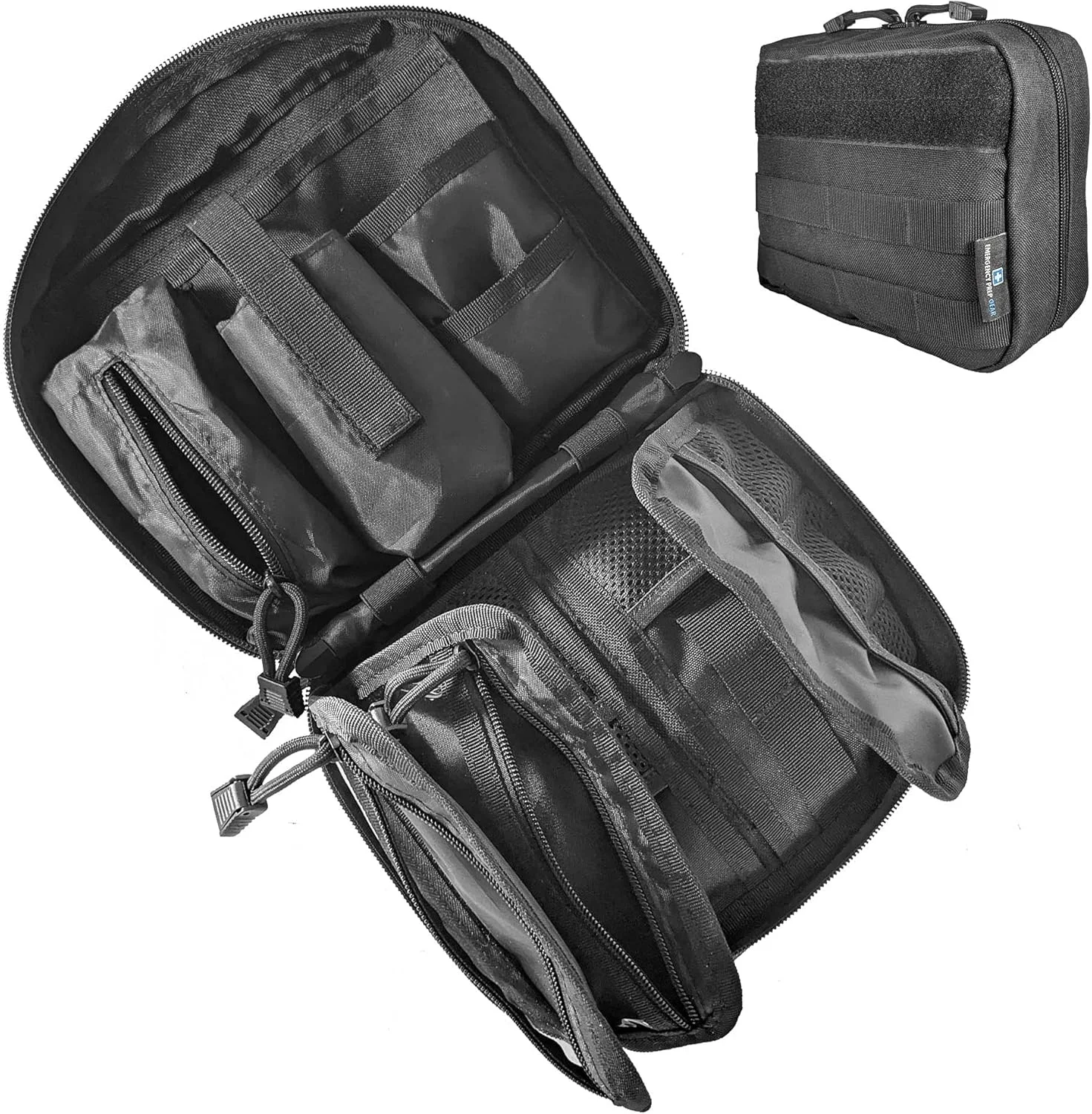 کیف تاکتیکی EPG، کیف ابزار EDC، کیف ابزار Molle - سازمان دهنده EDC، سازمان دهنده کوله پشتی کمک های اولیه مشکی، کیف های Molle