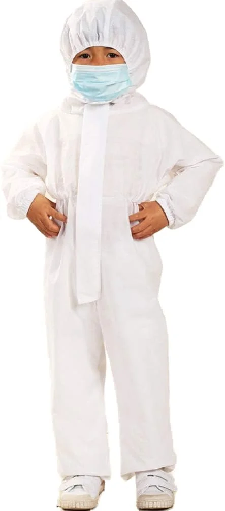 لباس ایزوله پزشکی یکبار مصرف کودکان - بسته 1 عددی