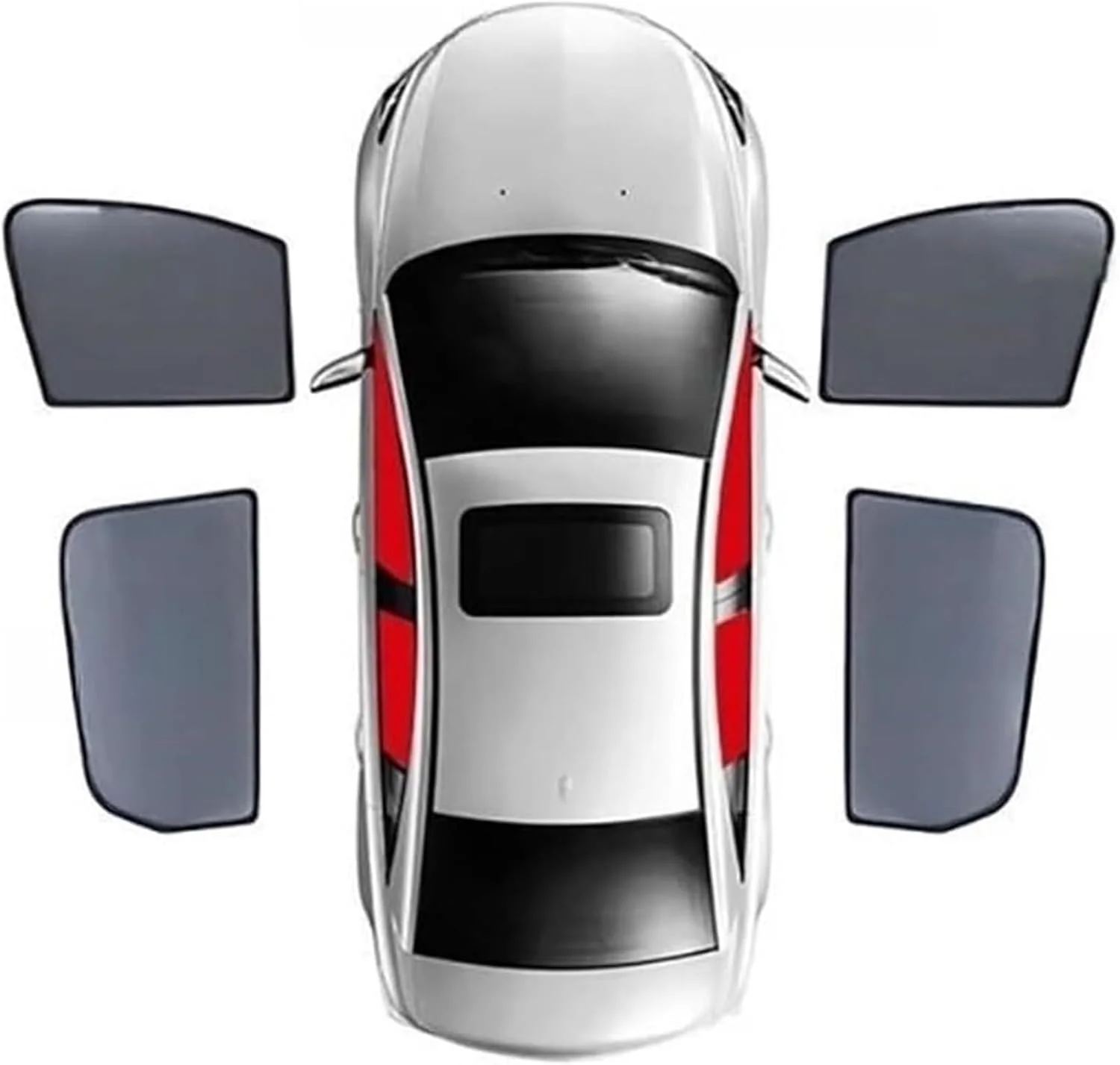 آفتابگیر خودرو برای Sienta XP170 2015-2022 (4 عدد جلو و عقب)