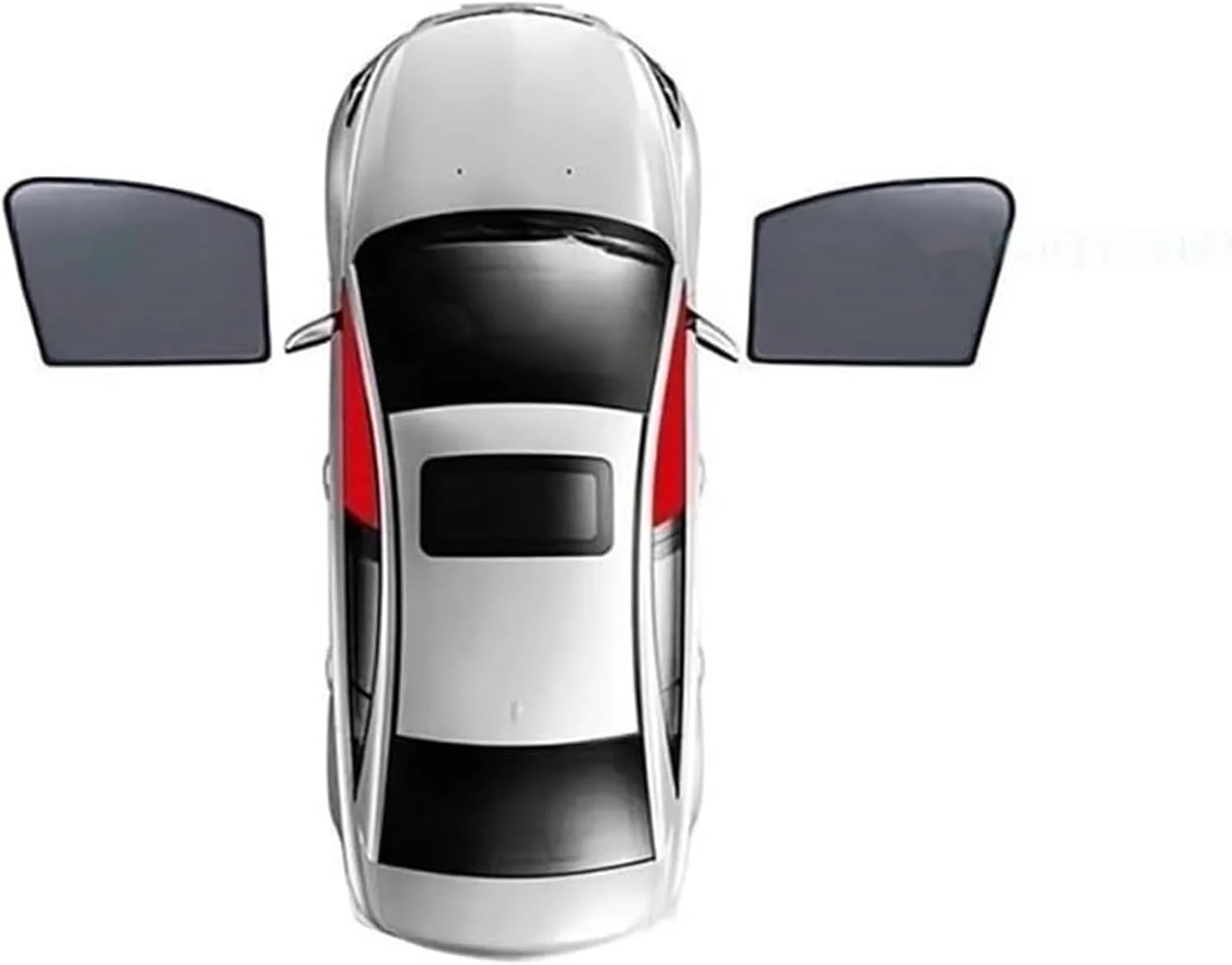 آفتابگیر خودرو مناسب برای کیا نیرو 2017-2022، سایه بان پنجره جانبی خودرو