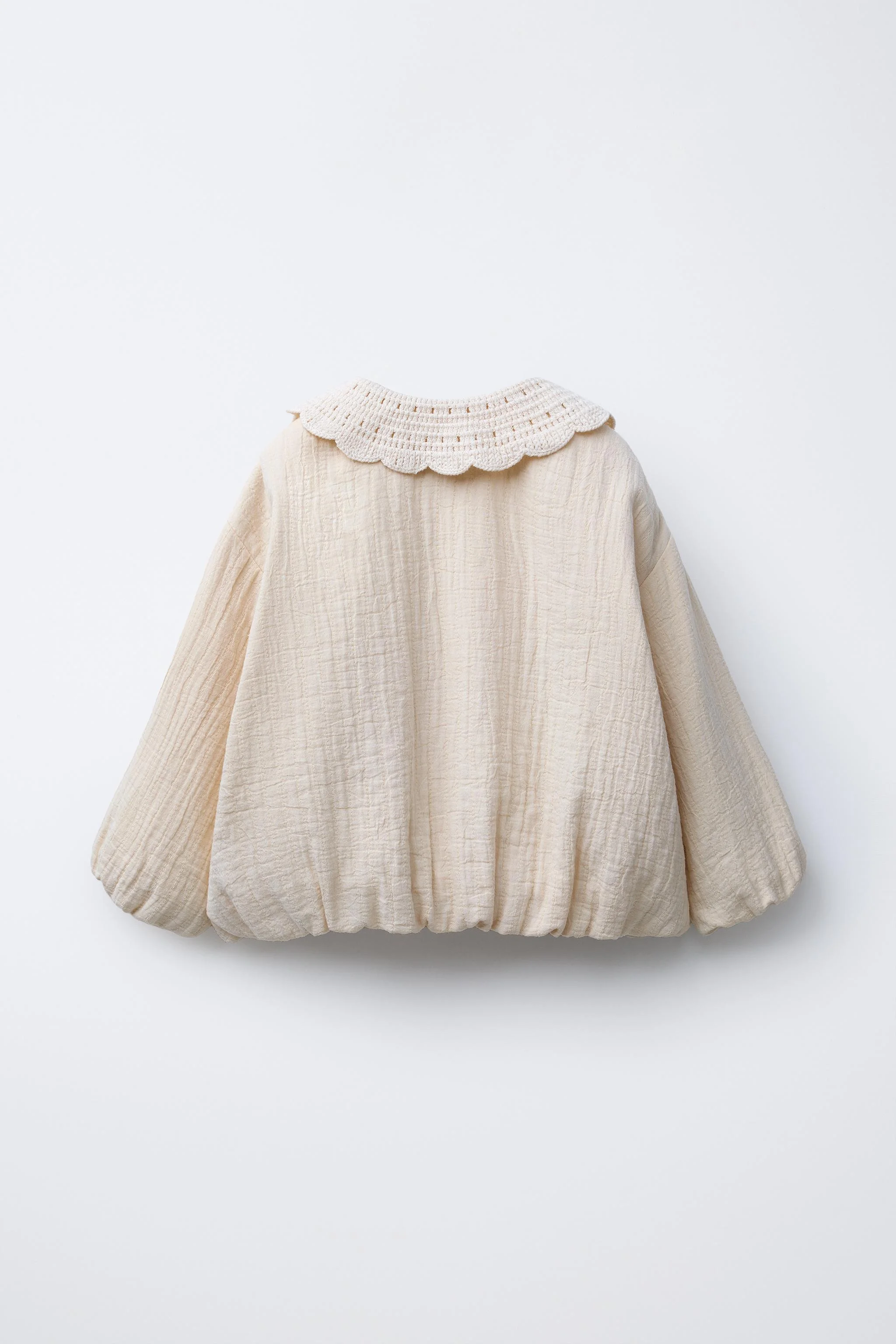 کاردیگان یقه پیتر پن بافتنی قلاب بافی