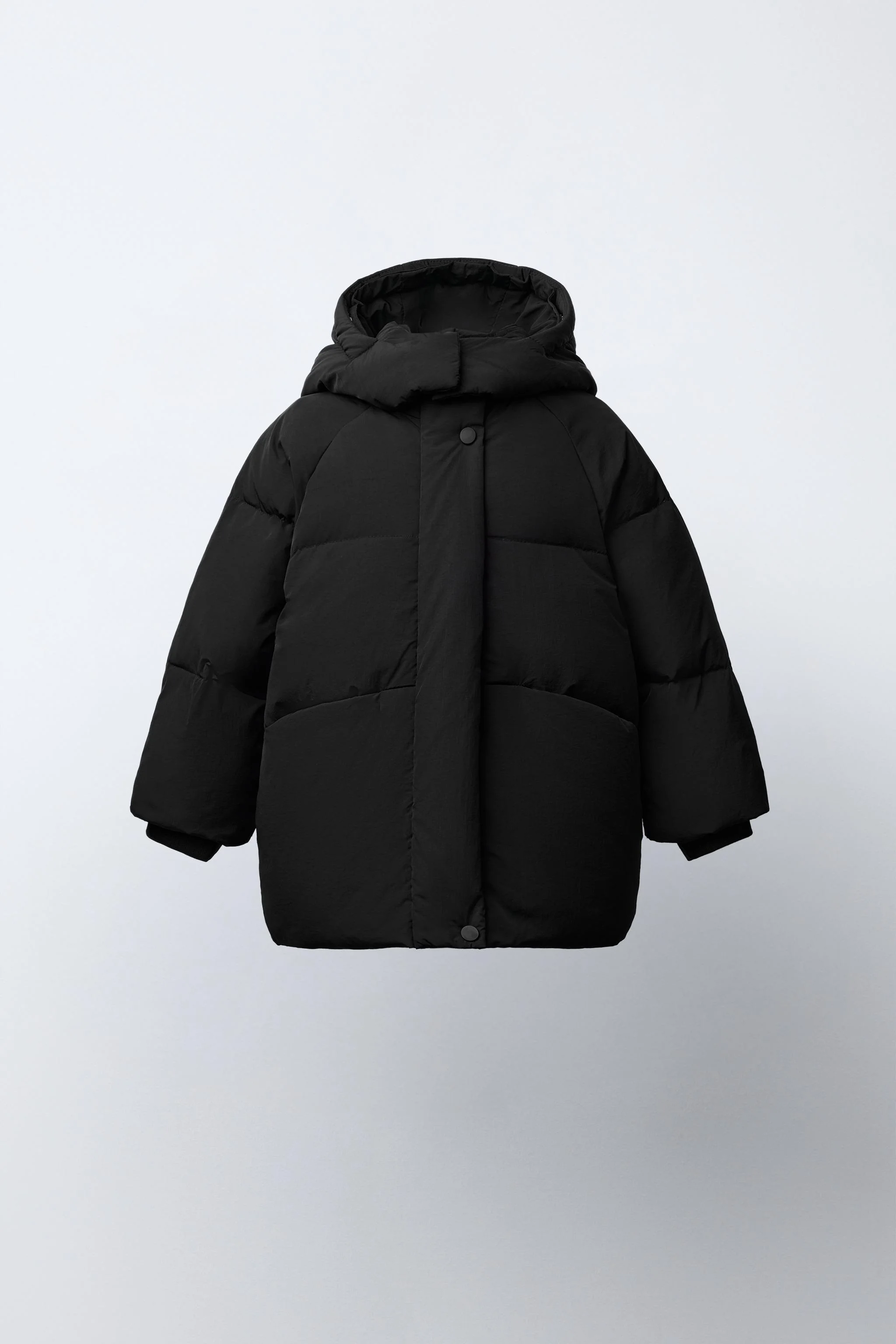 کاپشن پفی با پارچه ضد آب، ۵۰٪ پر و ۵۰٪ کرک، به همراه کلاه جداشدنی کاپشن پفی با پارچه ضد آب، ۵۰٪ پر و ۵۰٪ کرک، به همراه کلاه جداشدنی