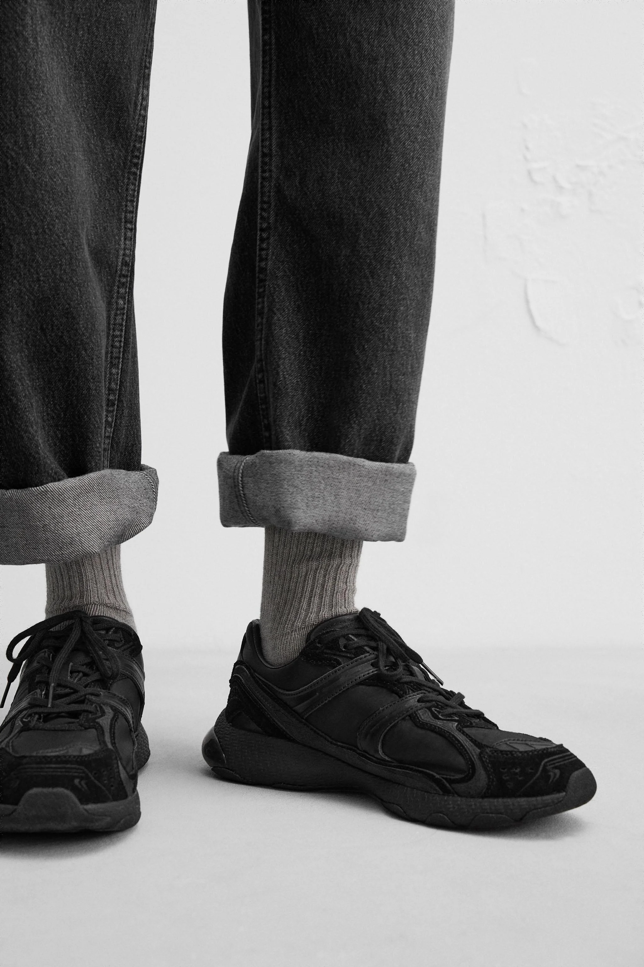 جوراب ساق بلند بافتنی