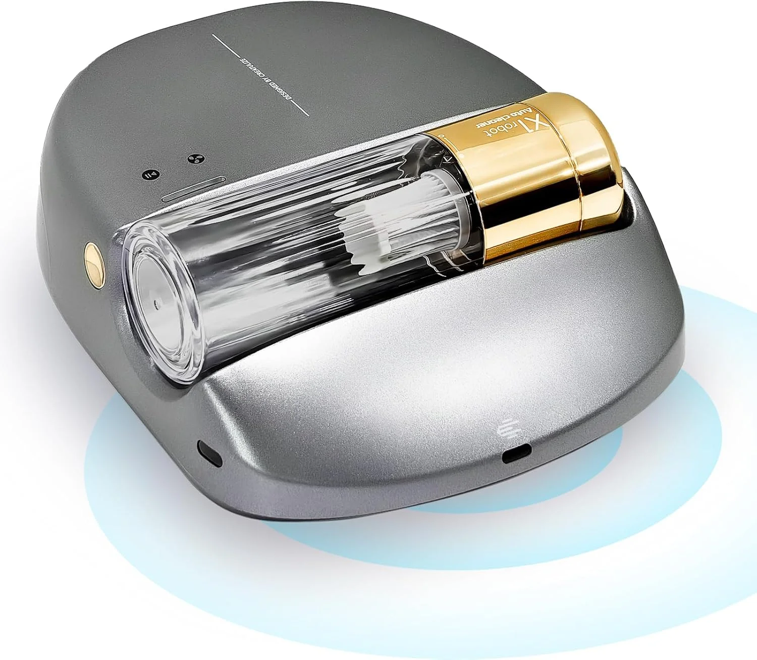 جاروبرقی اتوماتیک پیشرفته تختخواب - ضدعفونی کننده UV-C با نور ماوراء بنفش، بدون سیم و قابل شارژ با قدرت مکش 14KPa، از بین برنده کنه های گرد و غبار، مواد آلرژی زا، با فیلتراسیون HEPA