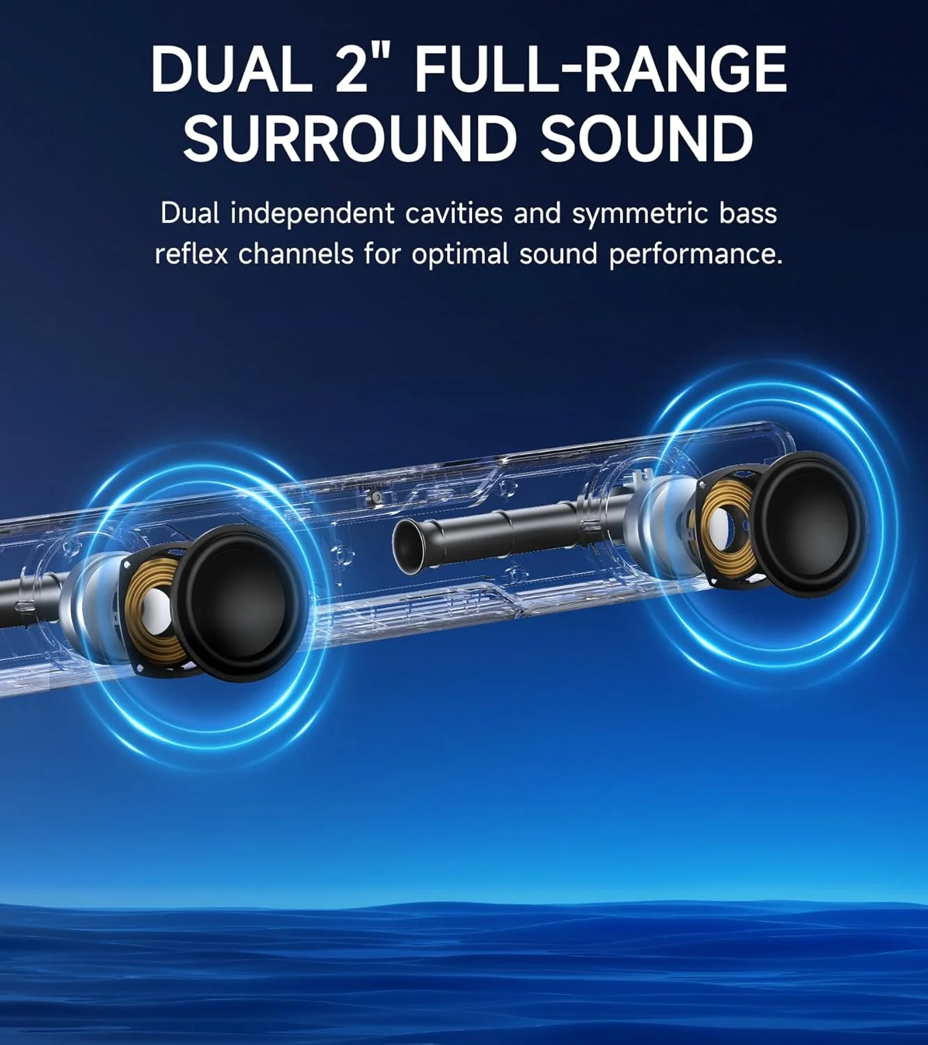 نوار صوتی چندرسانه‌ای Edifier QS30، نورپردازی پویا، بلوتوث V5.4، تقویت بیس، میکروفون داخلی، جلوه‌های صوتی متنوع، بلندگو با USB برای کامپیوتر رومیزی، لپ‌تاپ و تبلت - مشکی