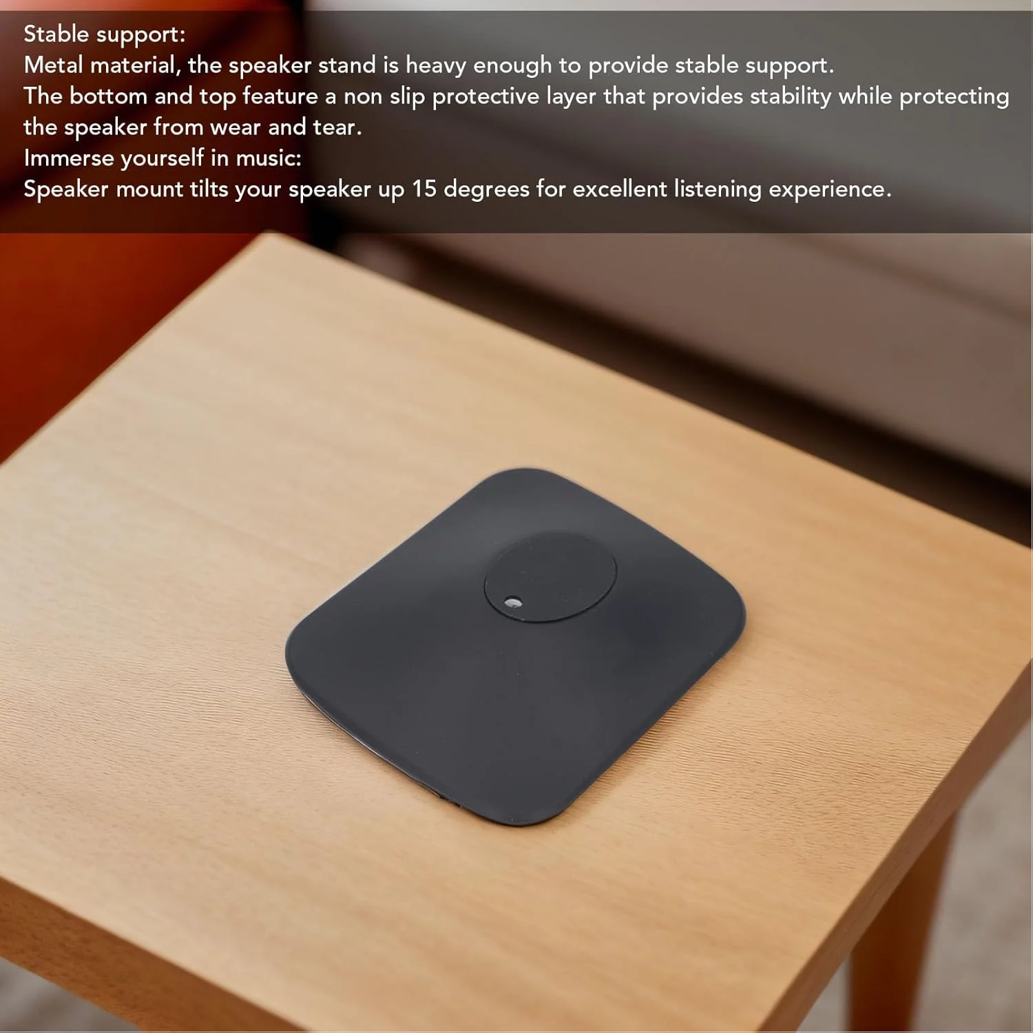 پایه رومیزی بلندگو برای KEF LSX II، پایه فلزی ضد لغزش و کاهش لرزش، نگهدارنده بلندگو برای بلندگوی HiFi KEF LSX II، بهبود تجربه شنیداری