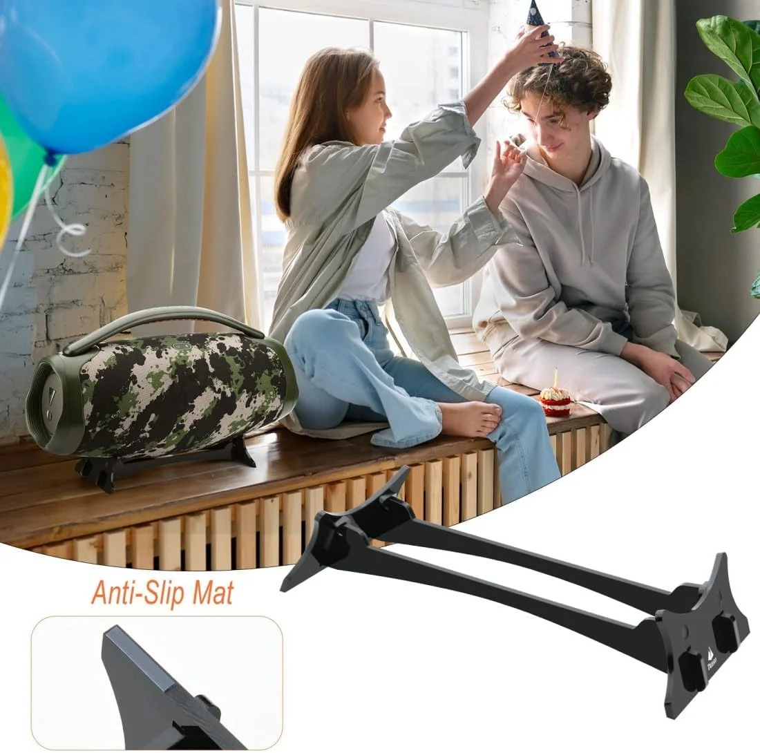 پایه رومیزی برای بلندگوهای JBL Boombox 3/Boombox 2/Boombox، پایه بلندگوی اکریلیک، پایه نمایش رومیزی، پایه بادوام، برای دکوراسیون منزل، نگهداری بلندگوی خانگی، پایه نمایش برای JBL Boombox