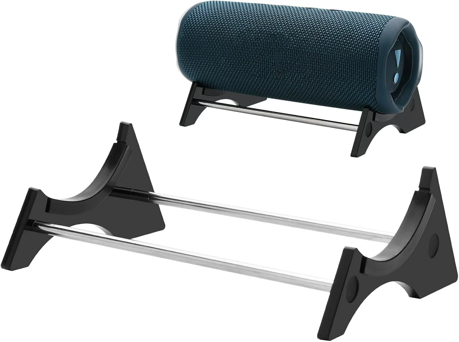 پایه رومیزی بلندگو، نگهدارنده اکریلیک رومیزی بلندگو، سازگار با بلندگوهای JBL Flip 5/Flip 6، پایه رومیزی، پایه نمایشگر رومیزی با پایه ضد لغزش، مناسب برای بلندگوهای JBL (مشکی)