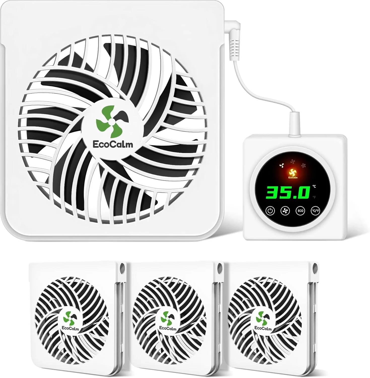 فن رادیاتور با 5 آهنربا برای رادیاتورهای چدنی، 4 فن مغناطیسی گرمایشی با ترموستات هوشمند، فن رادیاتور راندمان گرمایش را افزایش می دهد و