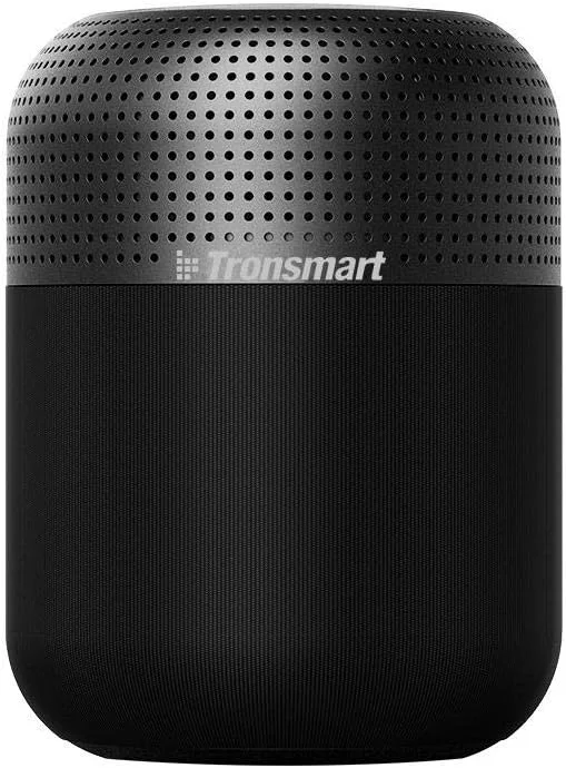 اسپیکر بلوتوثی قابل حمل خانگی ترونسمارت T6 Max، قدرتمند با 5 درایور به همراه ساب ووفر و 8 رادیاتور باس، صدای فراگیر 360 درجه، 60 وات، 20 ساعت پخش، ضد آب IPX5