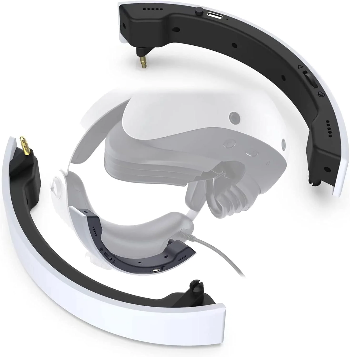 اسپیکر مینی TERRIFI VR برای PSVR 2 - صدای فراگیر، تجربه بازی بهبود یافته، سبک و زیبا، جایگزین هدفون اصلی، مصرف انرژی فوق العاده کم - بازی بدون وقفه، استفاده آسان