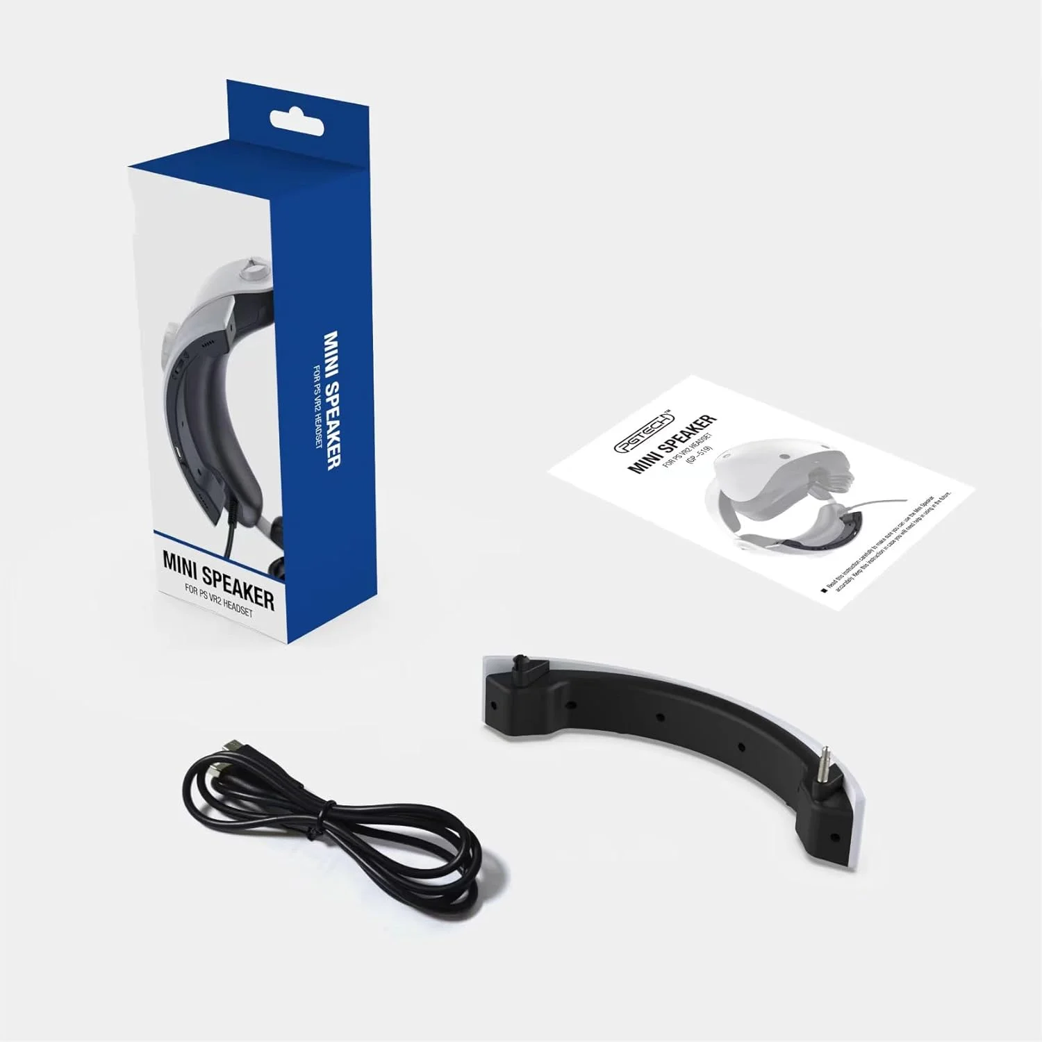 اسپیکر مینی TERRIFI VR برای PSVR 2 - صدای فراگیر، تجربه بازی بهبود یافته، سبک و زیبا، جایگزین هدفون اصلی، مصرف انرژی فوق العاده کم - بازی بدون وقفه، استفاده آسان