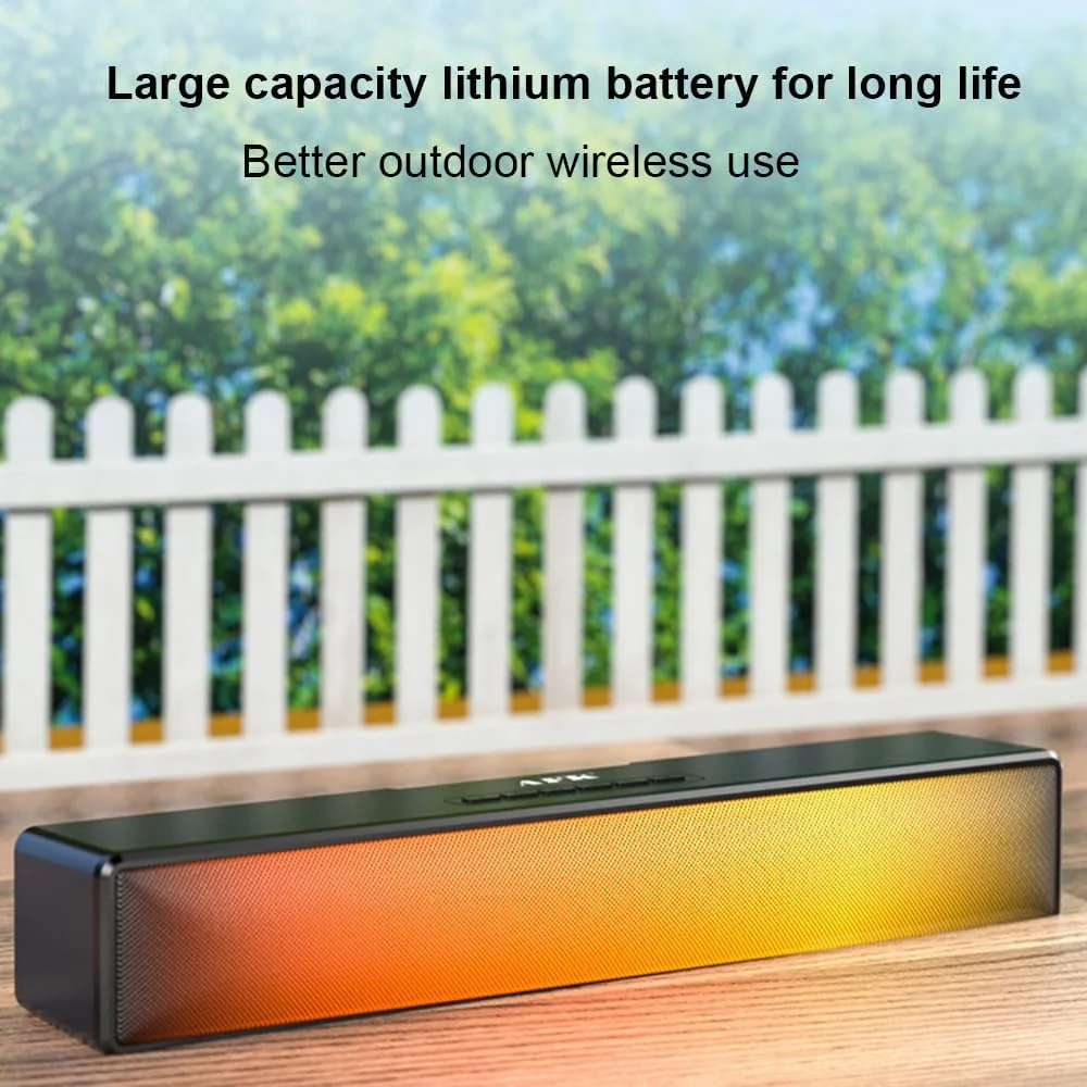 اسپیکر بلوتوثی Irovami با نورهای رنگارنگ، مناسب بازی های کامپیوتری، بازی های ویدیویی، تلویزیون، قابلیت اتصال کارت حافظه، 20 وات