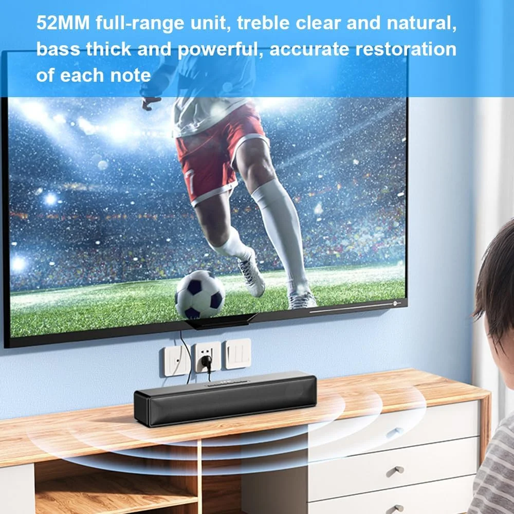 اسپیکر بلوتوثی Irovami با نورهای رنگارنگ، مناسب بازی های کامپیوتری، بازی های ویدیویی، تلویزیون، قابلیت اتصال کارت حافظه، 20 وات