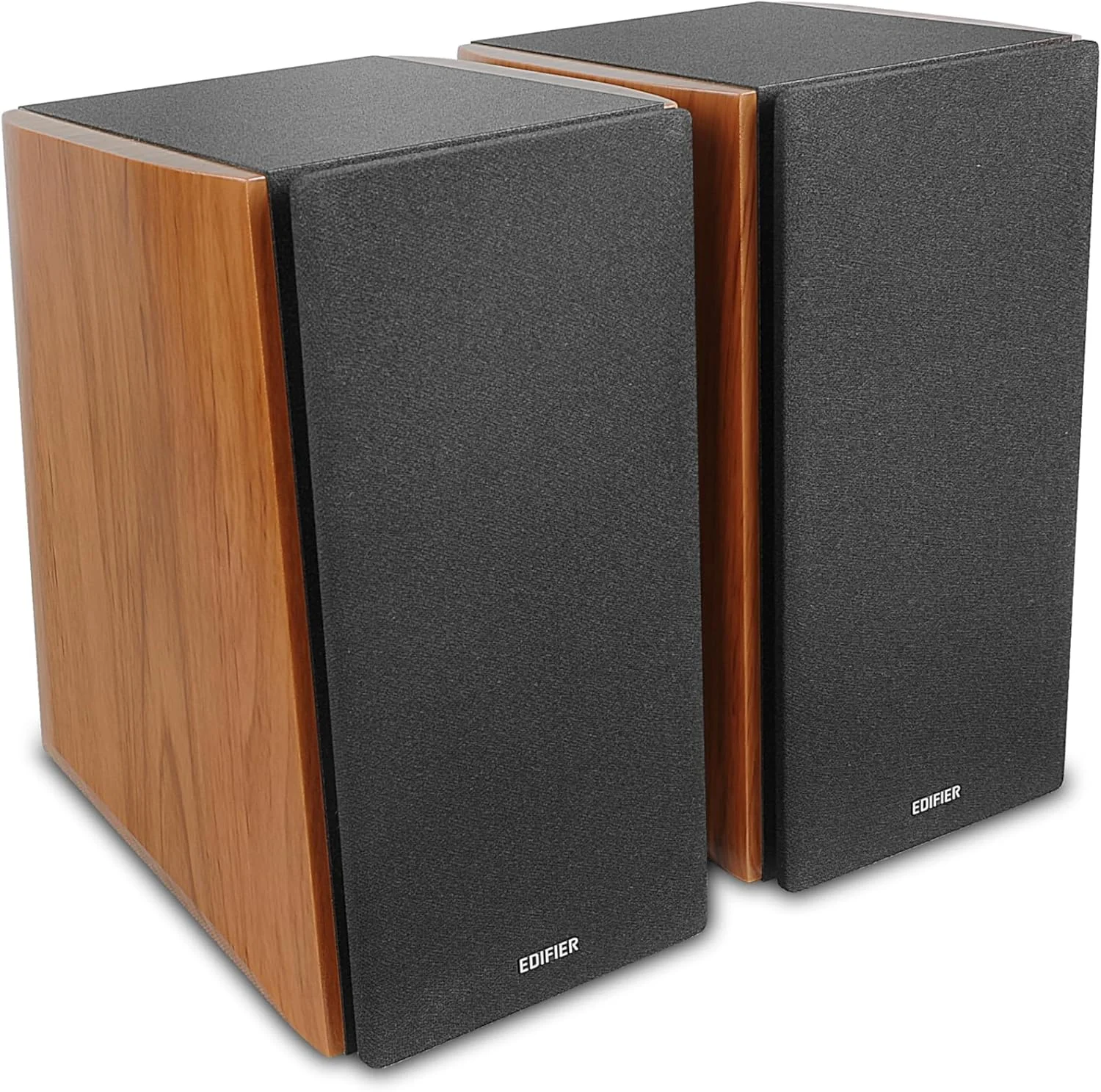 اسپیکرهای بلوتوثی قفسه کتابی اکتیو Edifier R2000DB - ورودی اپتیکال - اسپیکرهای مانیتور استودیویی بی سیم 2.0 میدان نزدیک - 120 وات RMS با ووفر بزرگ 5 اینچی - بلوطی گرم