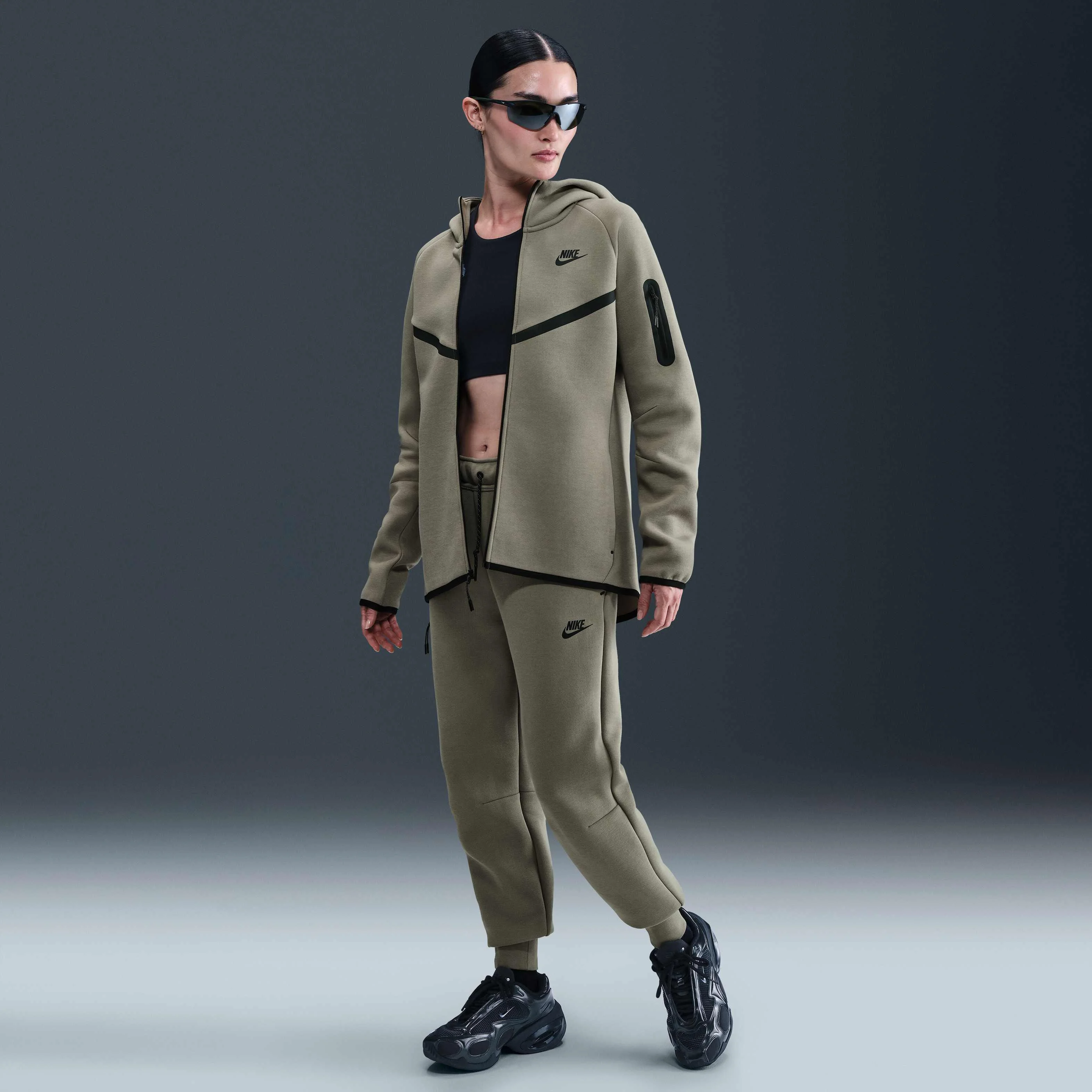 هودی زیپ‌دار زنانه نایکی اسپرتس ویر تک فلیس ویندرانر