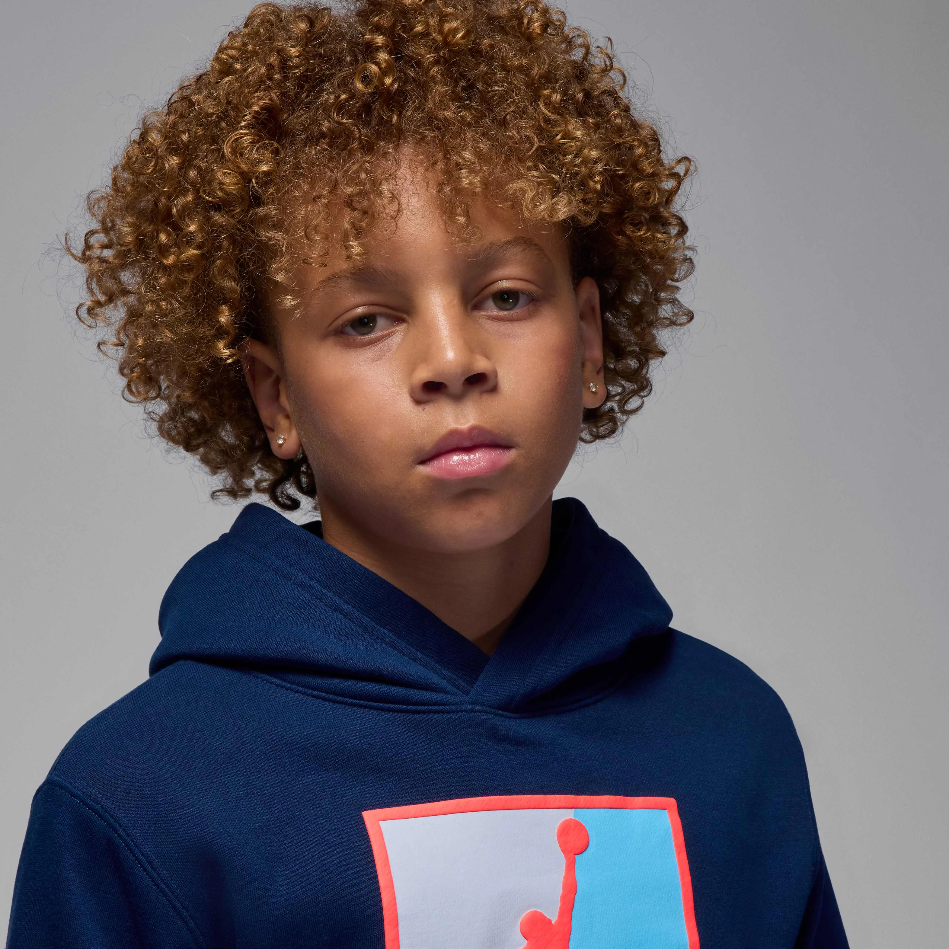 هودی پشمی بچه گانه Jordan Essentials - آبی