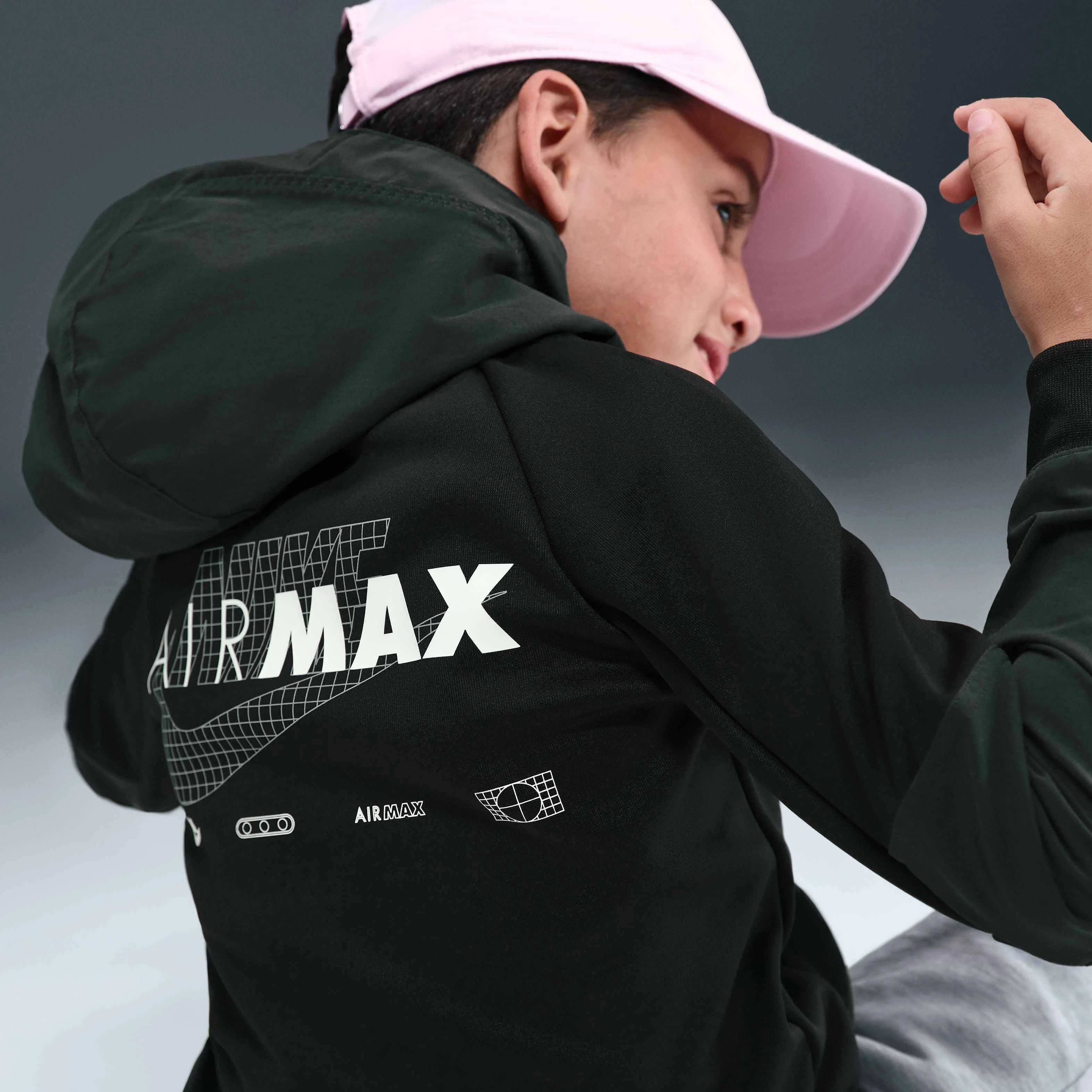 هودی زیپ‌دار ورزشی ایر مکس پسرانه (بچه‌های بزرگتر) نایکی