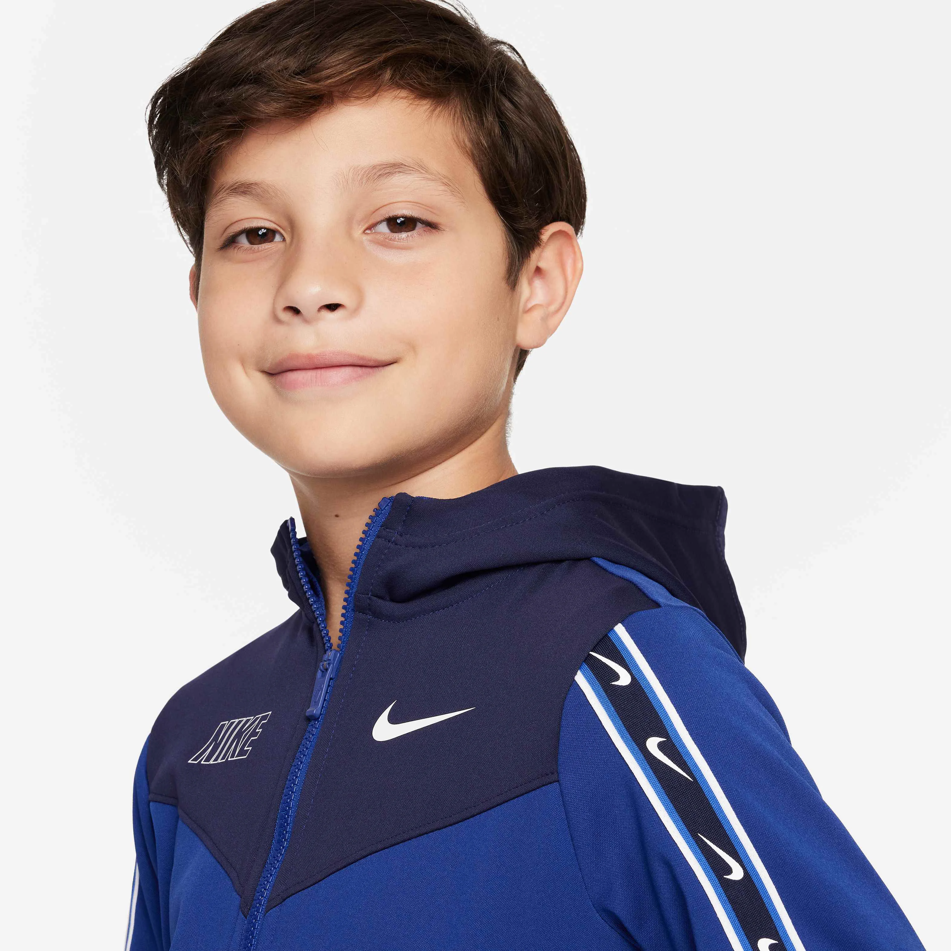 هودی زیپ‌دار ورزشی تکرار نایکی برای نوجوانان (پسرانه)