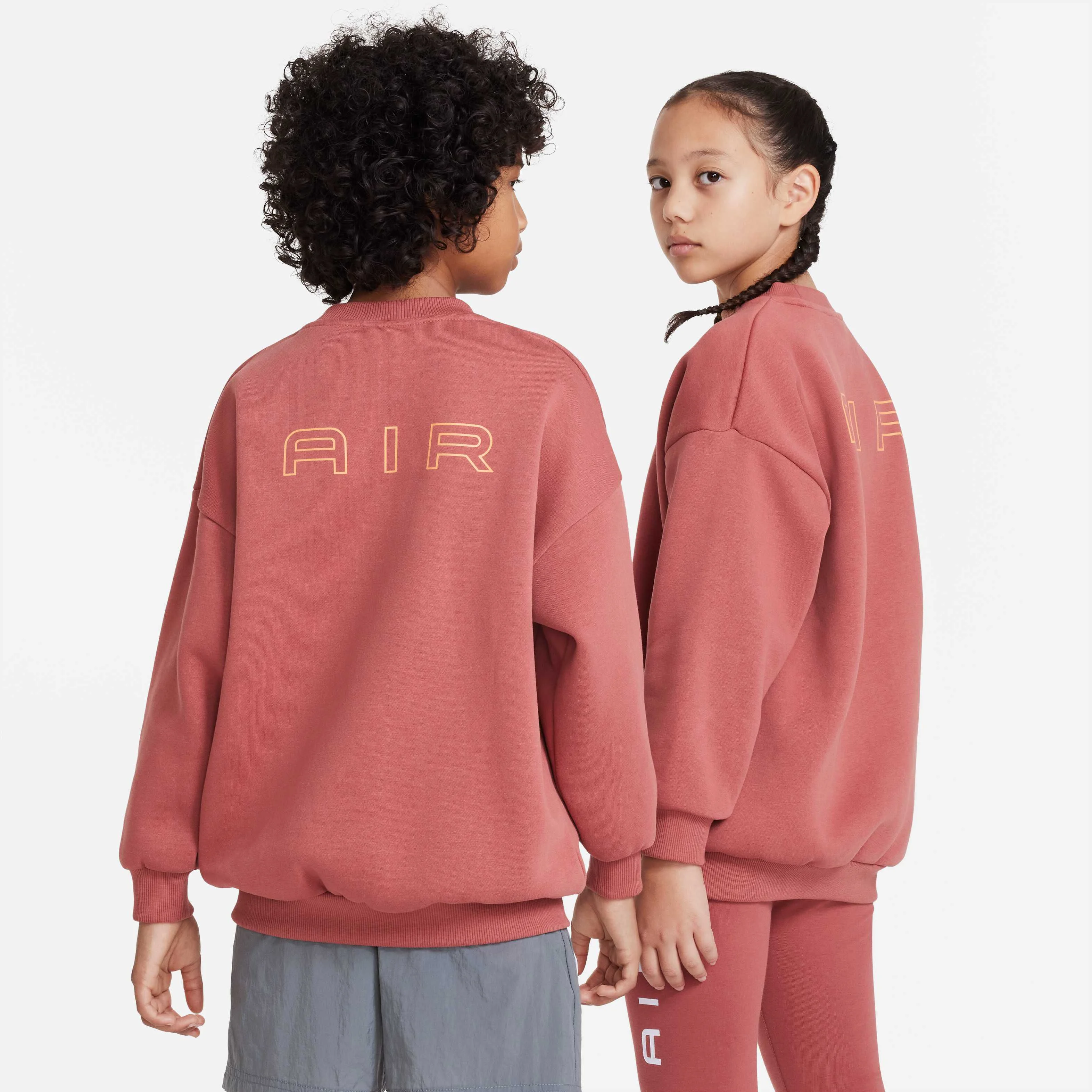 سویشرت پشمی یقه گرد بزرگ سایز بزرگسالان نایک ایر آیکون