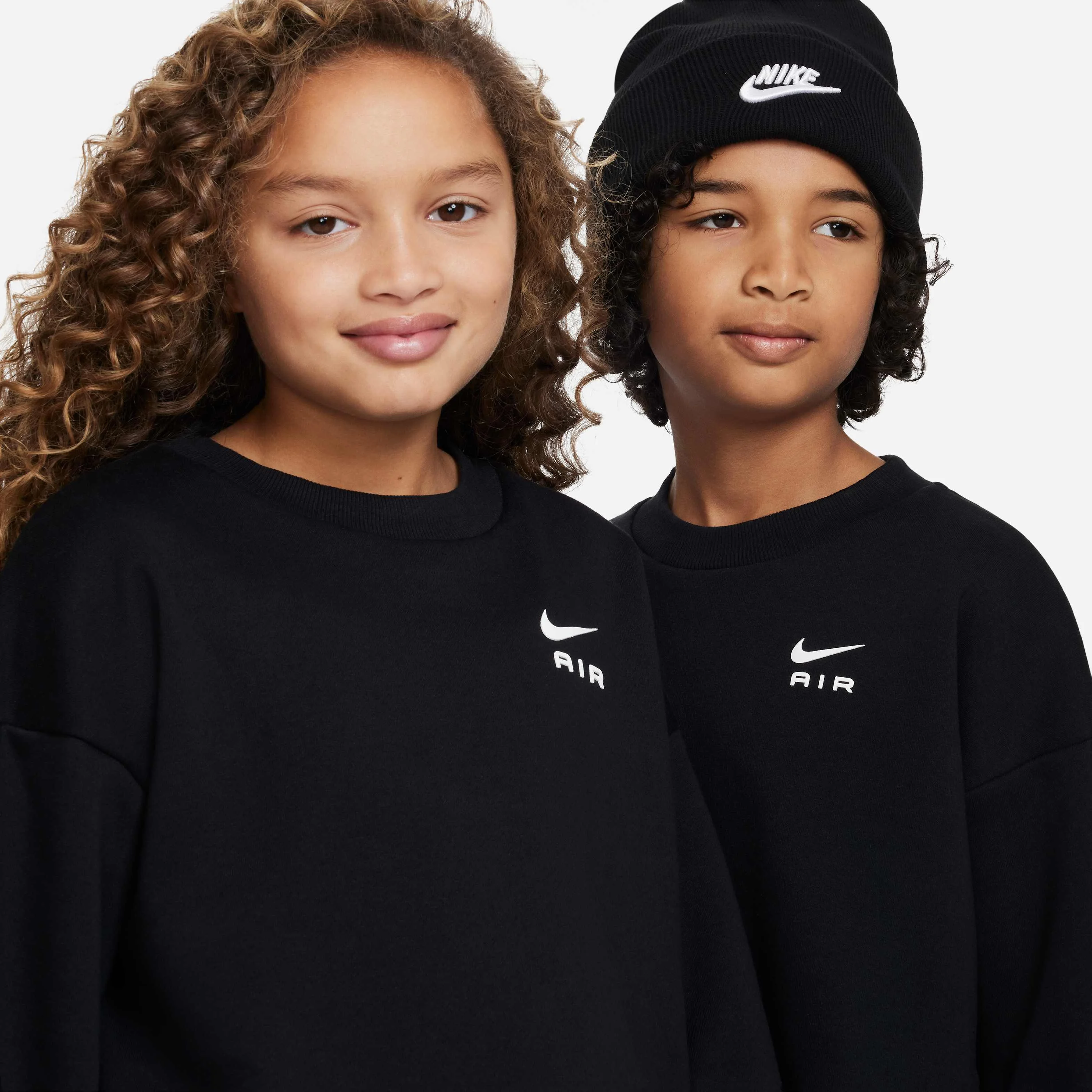 سویشرت پشمی یقه گرد بزرگ سایز بزرگسال Nike Air Icon