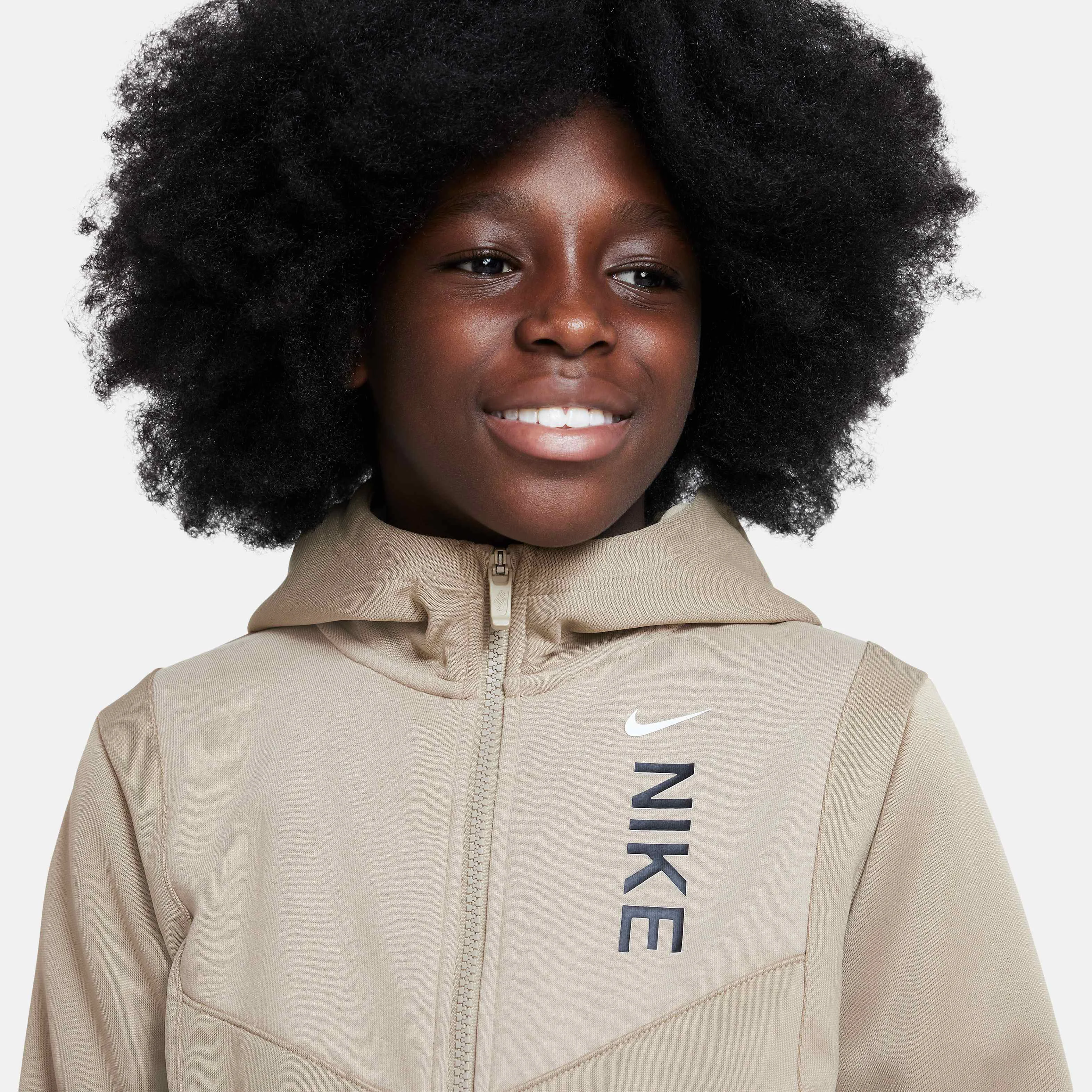 هودی پشمی زیپ‌دار پسرانه نایکی Sportswear Hybrid