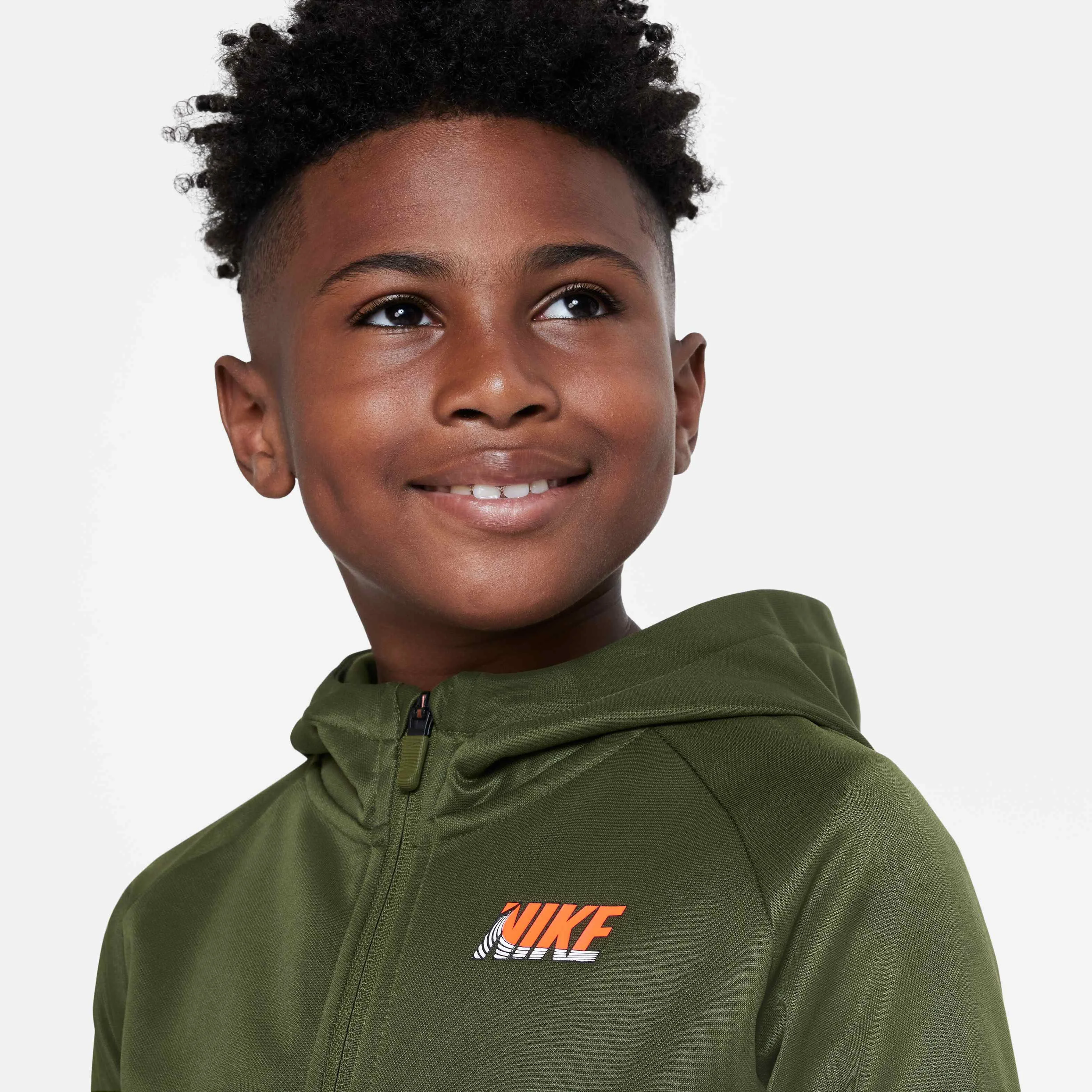 هودی ورزشی تمام زیپ Therma-FIT Nike مناسب کودکان بزرگتر (پسرانه)