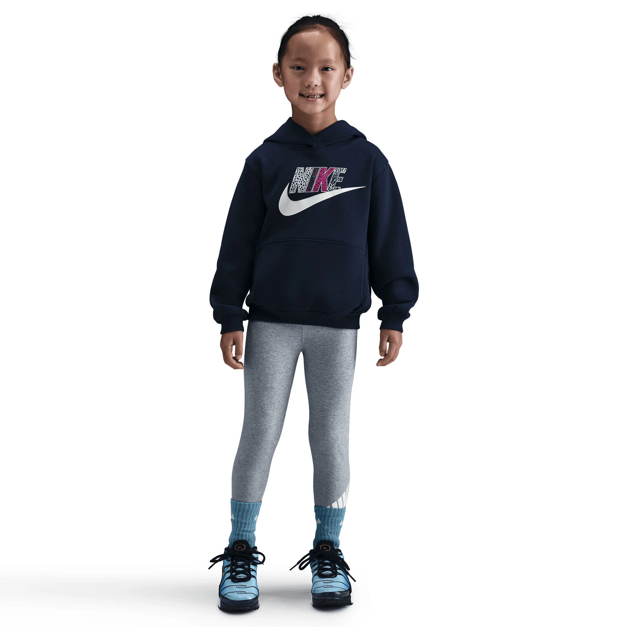 هودی پلوور بچه گانه نایکی Wild Warmth - سرمه ای نیمه شب