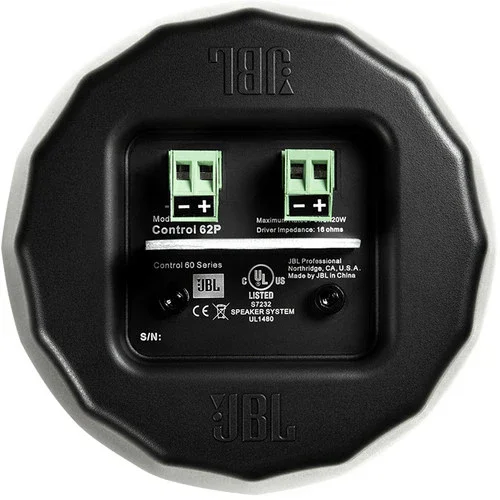 بلندگوی آویز ماهواره ای JBL Control 62P (جفت، مشکی)