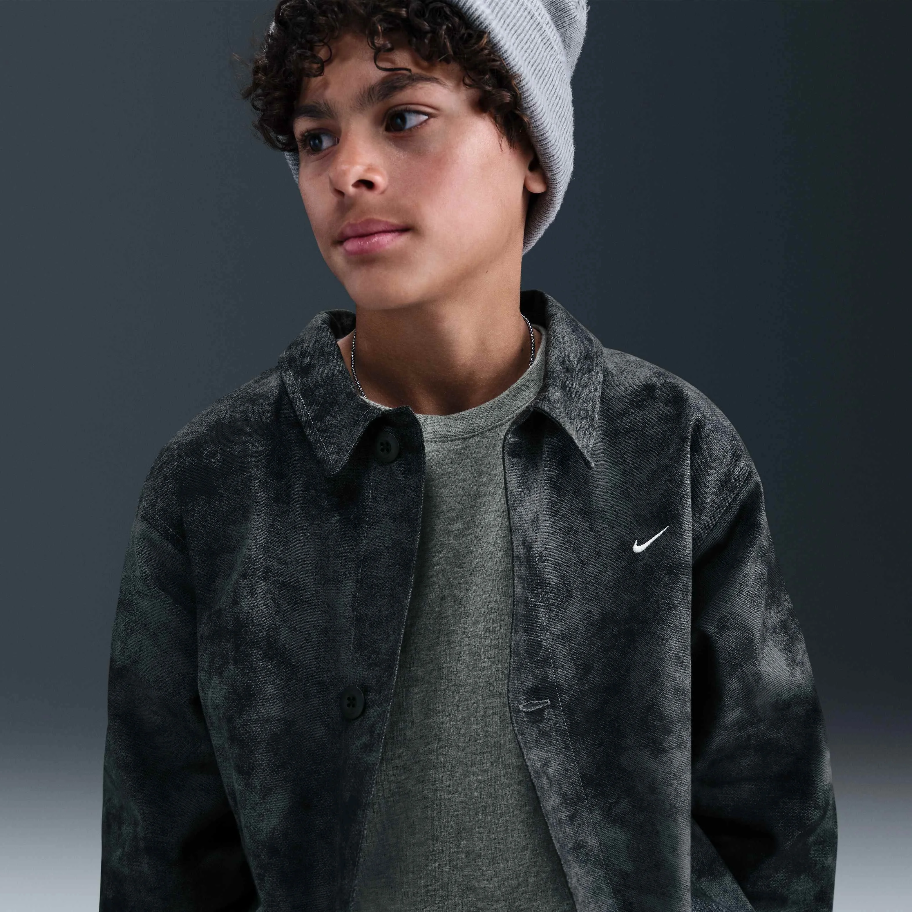 تاپ دکمه دار پسرانه Nike Sportswear Metro Ground