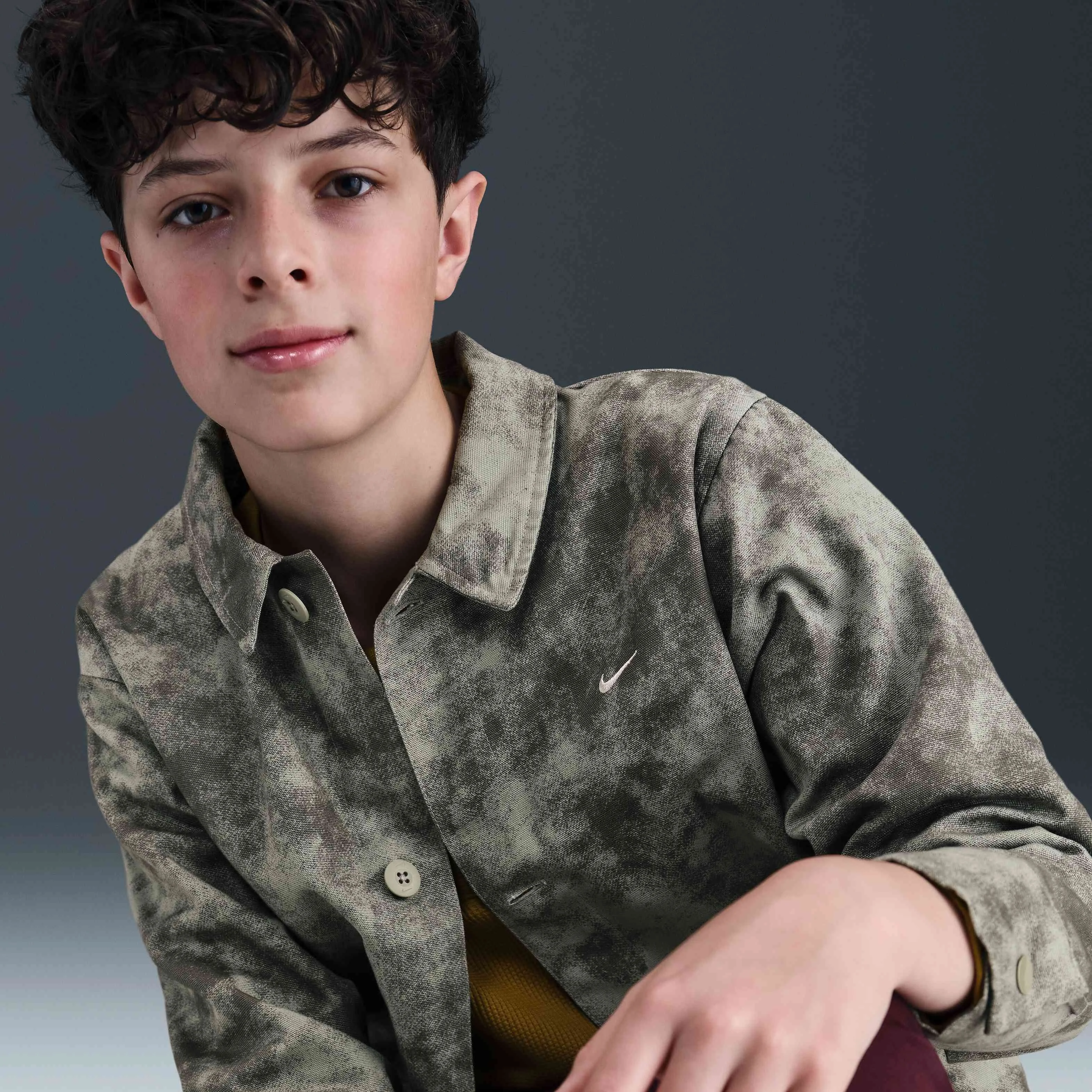 تاپ دکمه دار پسرانه Nike Sportswear Metro Ground