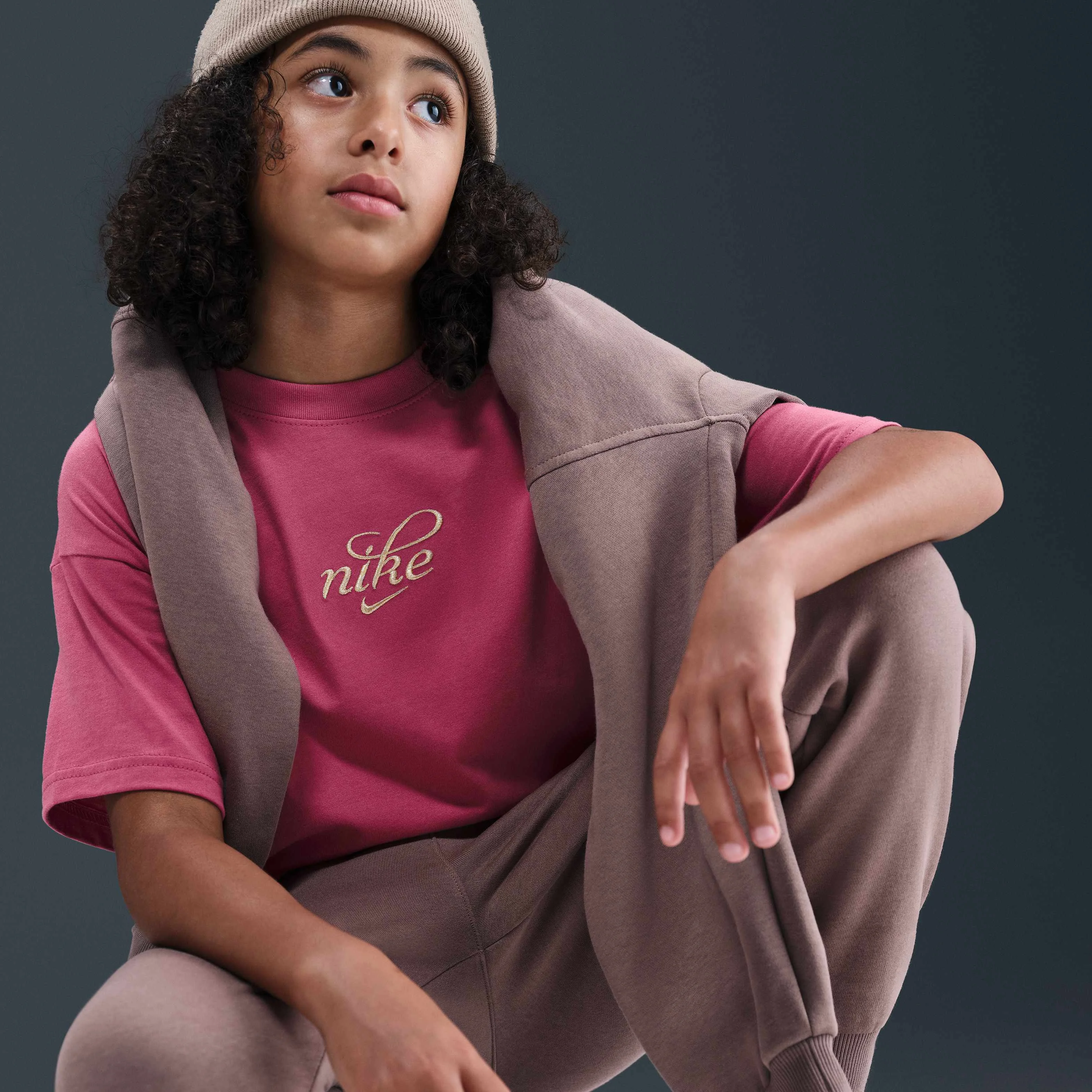 تی شرت دخترانه نایک اسپرتس ویر