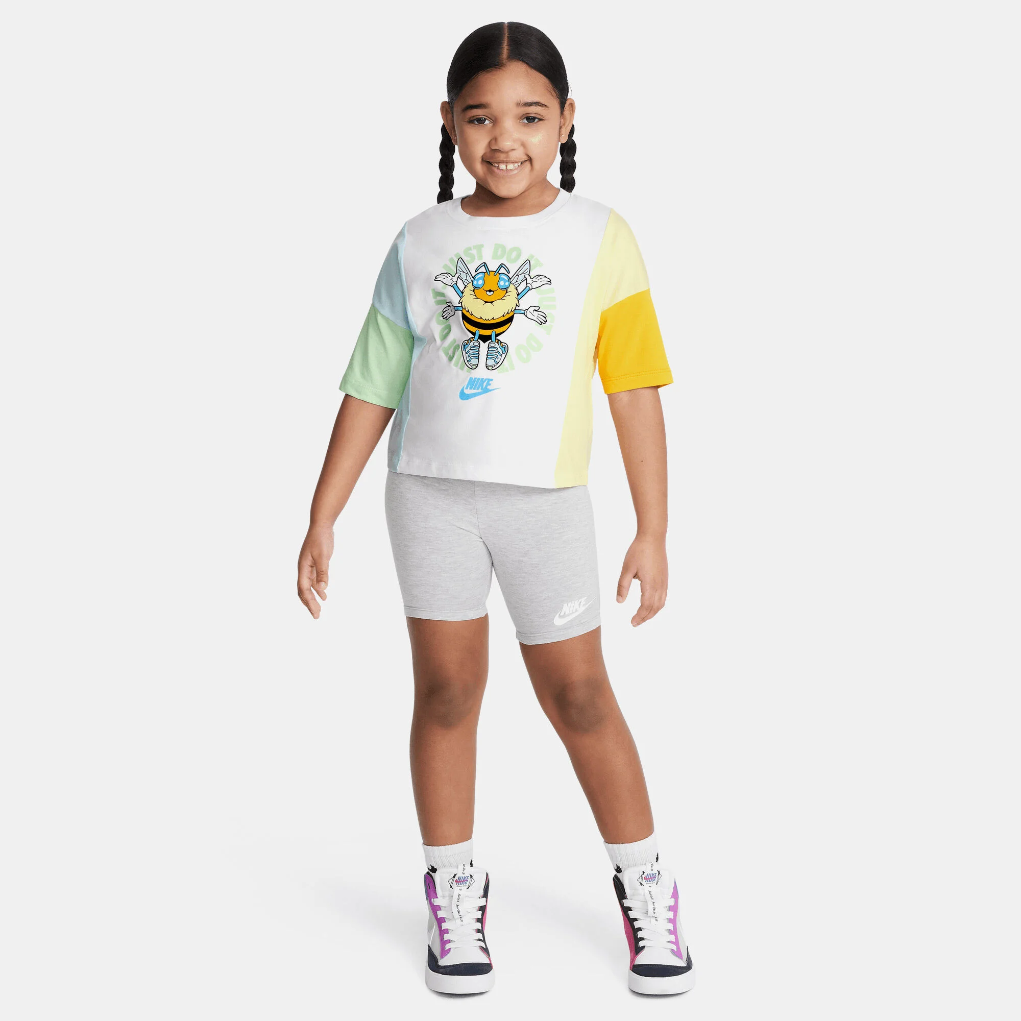 ست شورت دوچرخه سواری و تیشرت بچگانه نایکی ست شورت دوچرخه سواری و تیشرت بچگانه نایکی