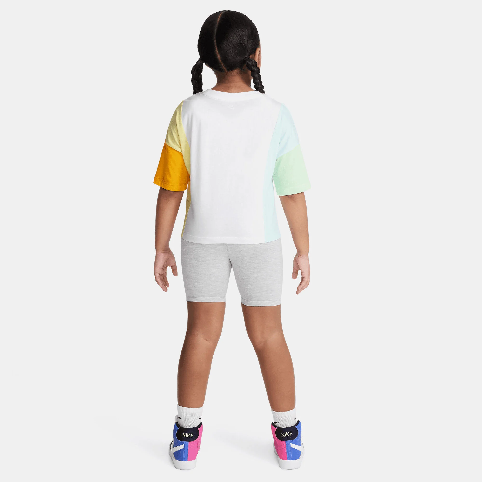 ست شورت دوچرخه سواری و تیشرت بچگانه نایکی