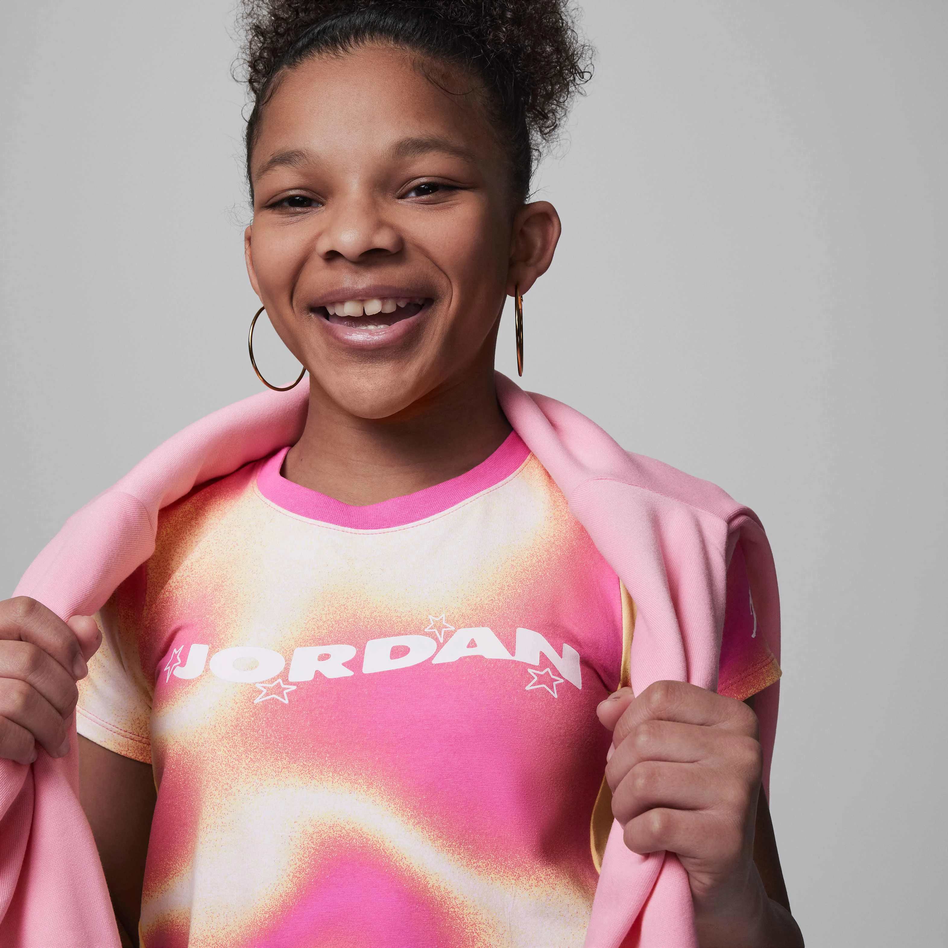 پیراهن بچه گانه جردن با طرح لیموناد - رنگ سرخابی لیزری پیراهن بچه گانه جردن با طرح لیموناد - رنگ سرخابی لیزری