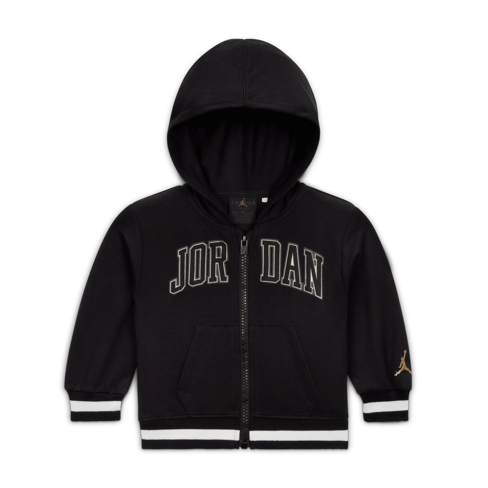 ست هودی زیپ‌دار سه تکه جردن بچه (۰-۶ ماه) مدل ۲۳ جرسی