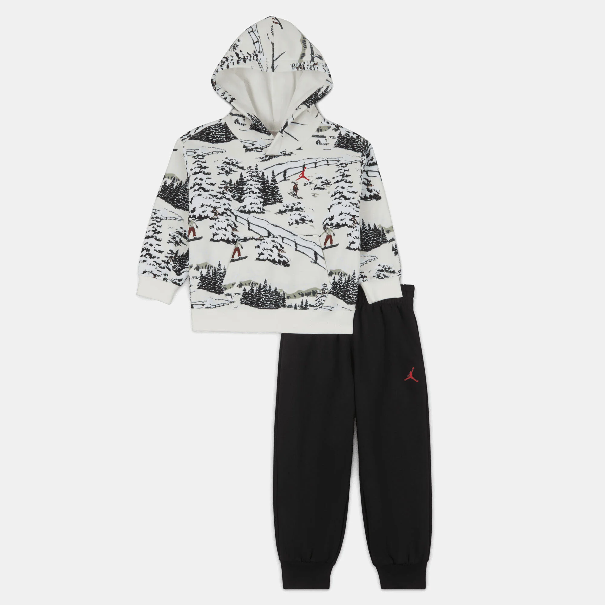 ست دو تکه پشمی بچه گانه جردن بروکلین - رنگ کرم