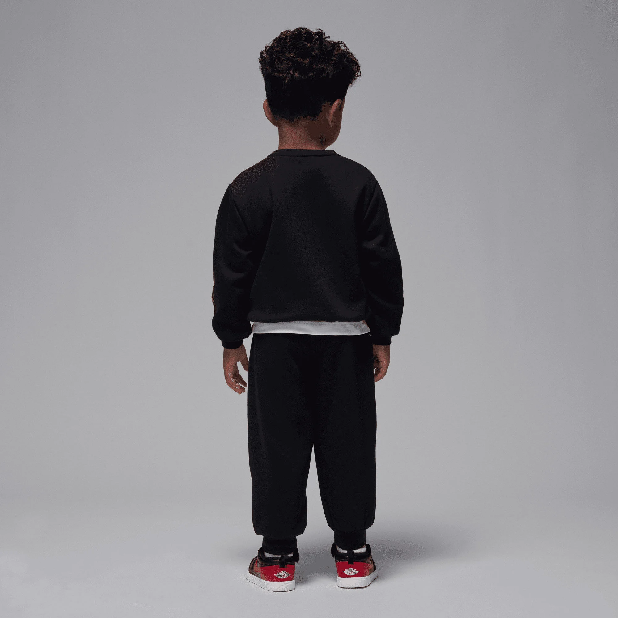 ست دو تکه بلوز و شلوار پشمی کودکانه Jordan Mountainside - مشکی