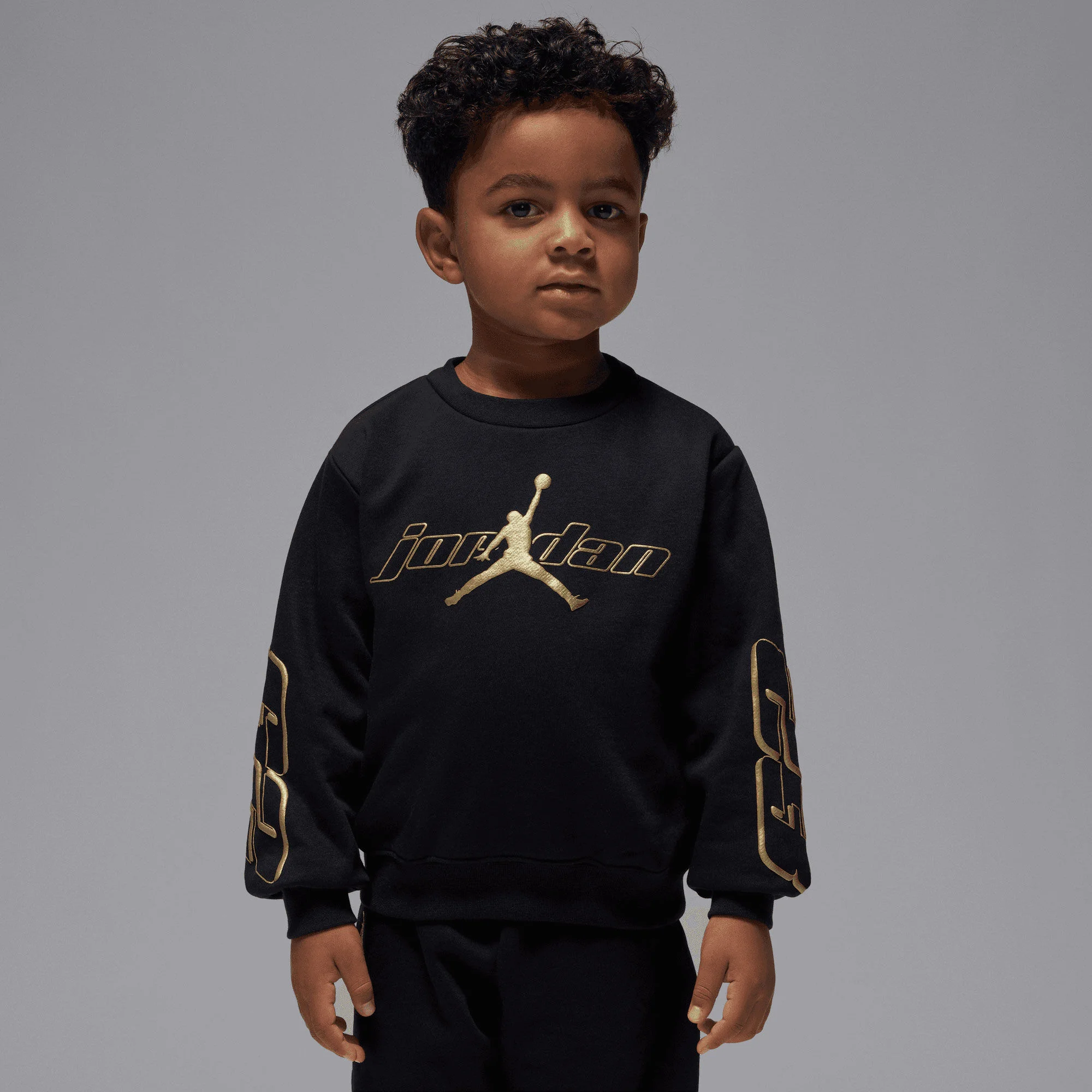 ست دو تکه بلوز و شلوار پشمی کودکانه Jordan Mountainside - مشکی