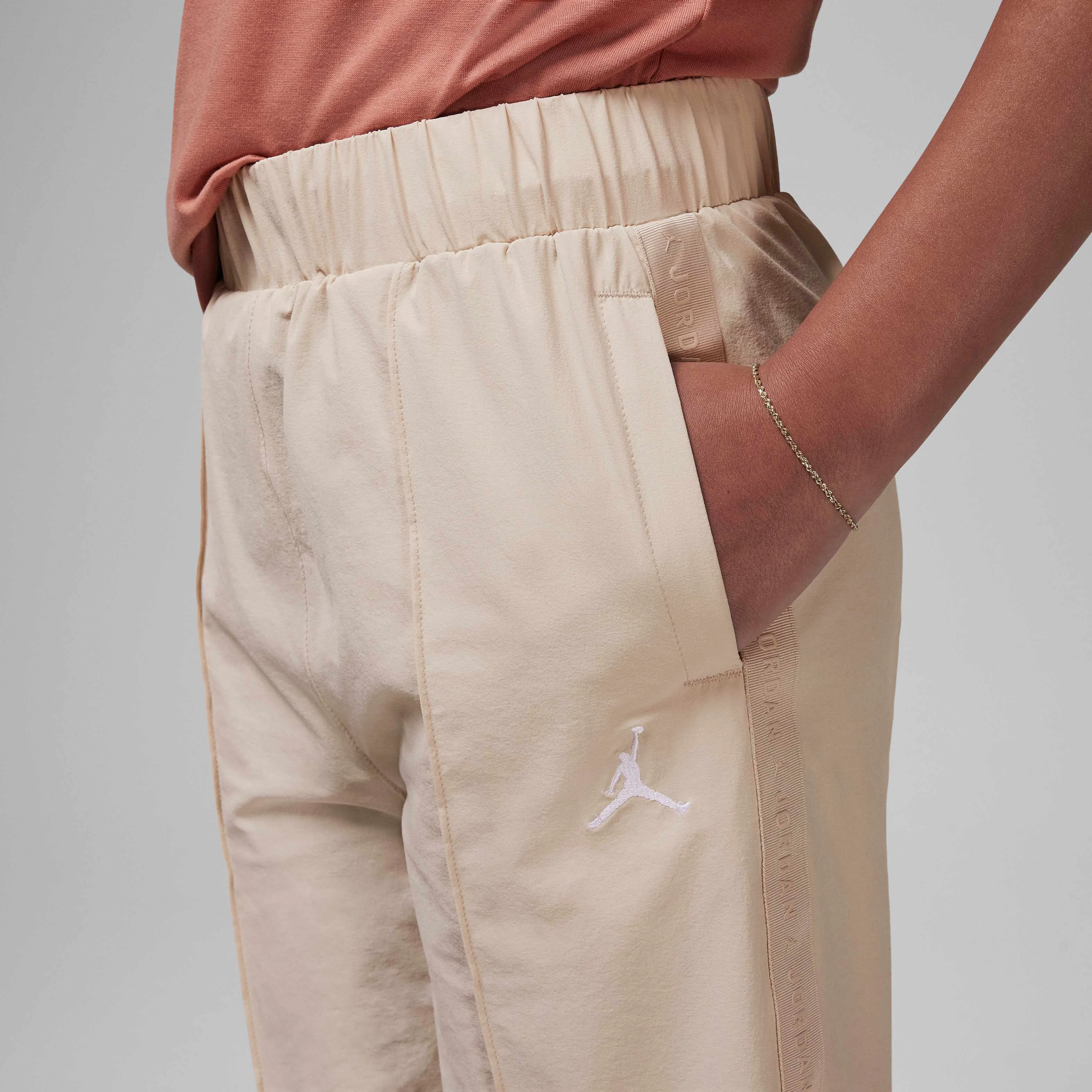 شلوار بافته شده نوار دار جامپمن بچه گانه جردن