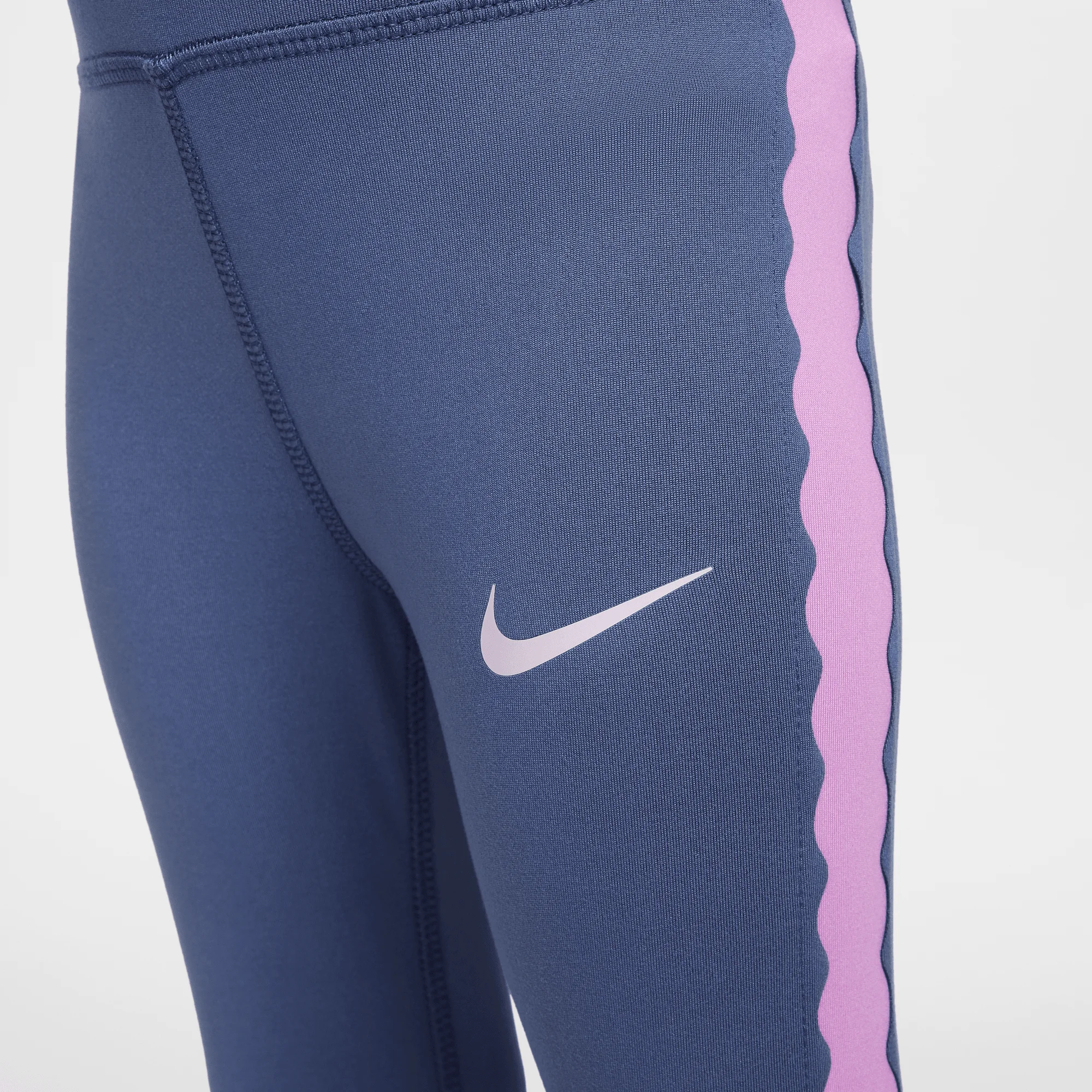 لگینگ بچگانه نایکی Dri-FIT Swoosh Motion - آبی پخش شده