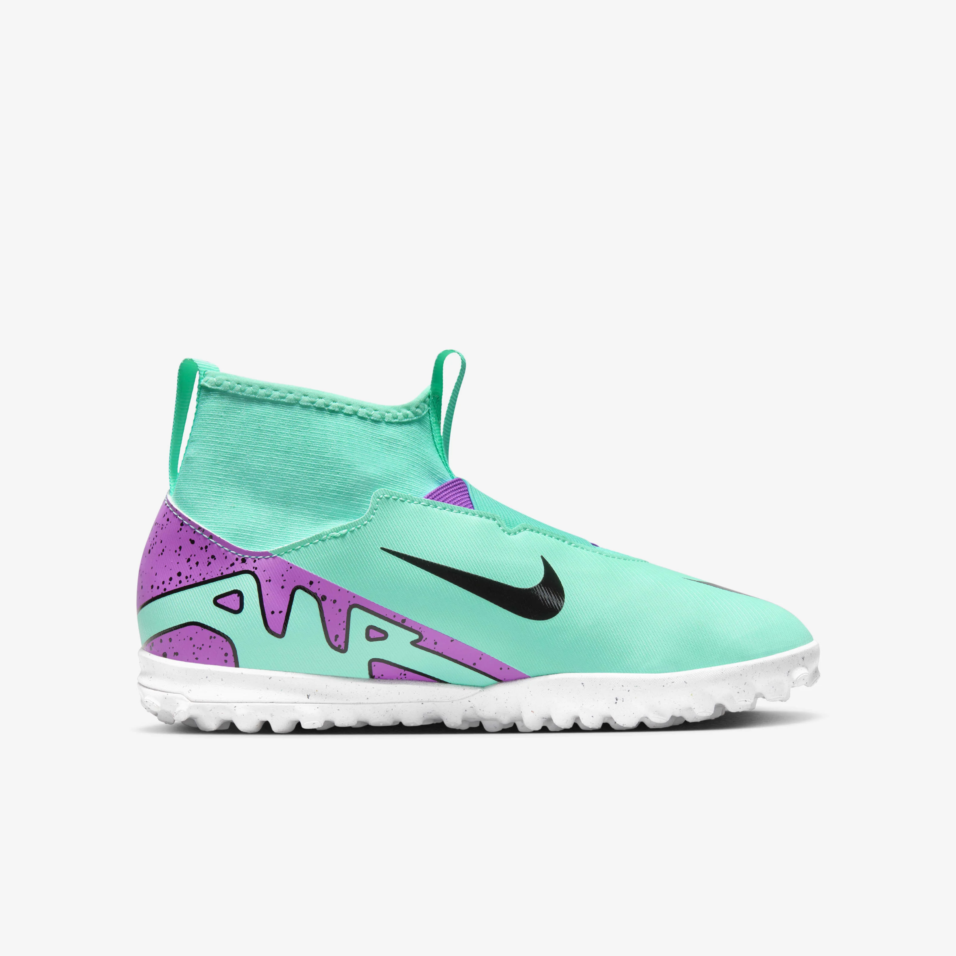 کفش فوتبال چمن مصنوعی ساق بلند نایکی جونیور مرکوریال سوپرفلای 9 آکادمی مناسب کودکان بزرگتر/کوچکتر کفش فوتبال چمن مصنوعی ساق بلند نایکی جونیور مرکوریال سوپرفلای 9 آکادمی مناسب کودکان بزرگتر/کوچکتر