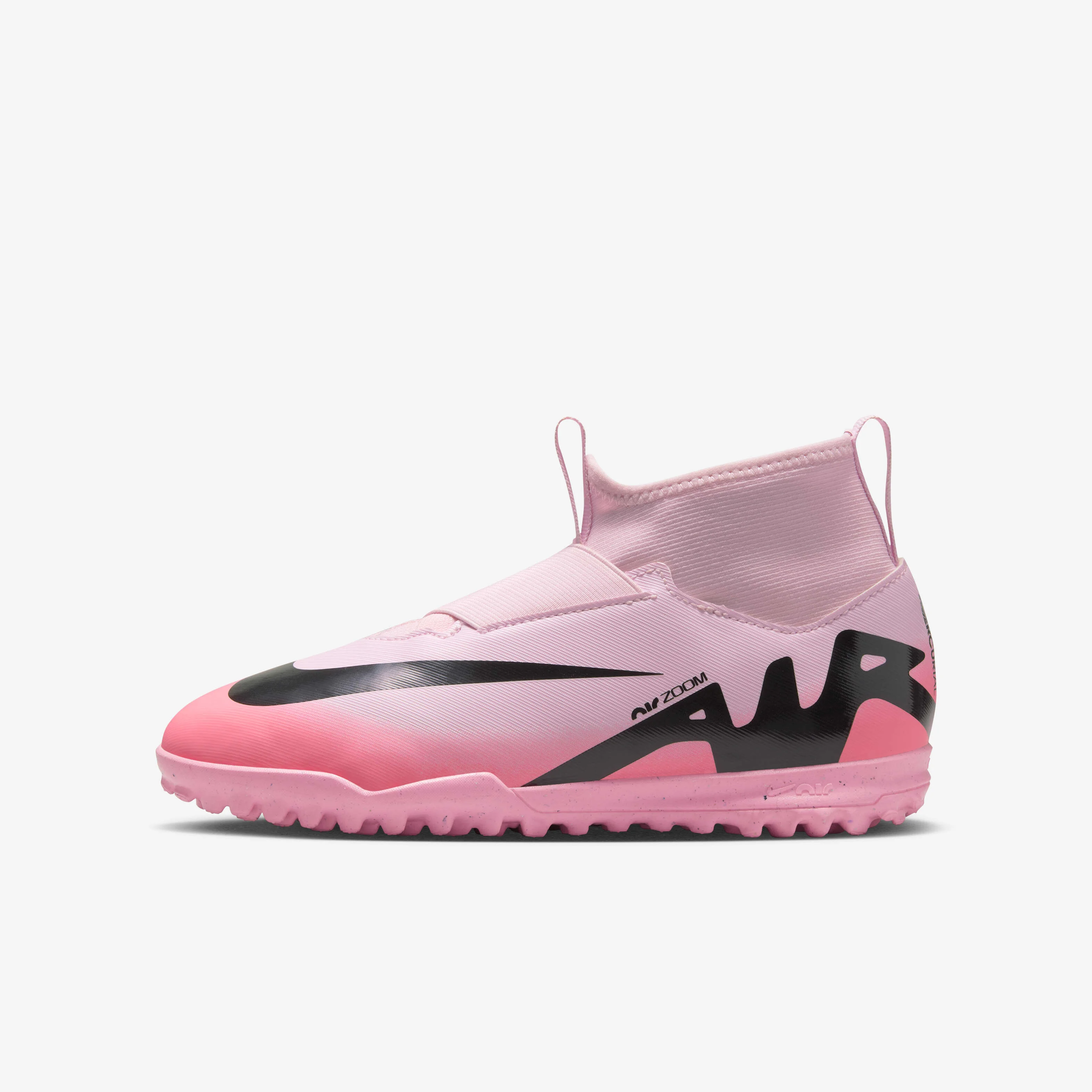 کفش فوتبال چمن مصنوعی ساق بلند نایک جونیور مرکوریال سوپرفلای 9 آکادمی مناسب کودکان بزرگتر/کوچکتر