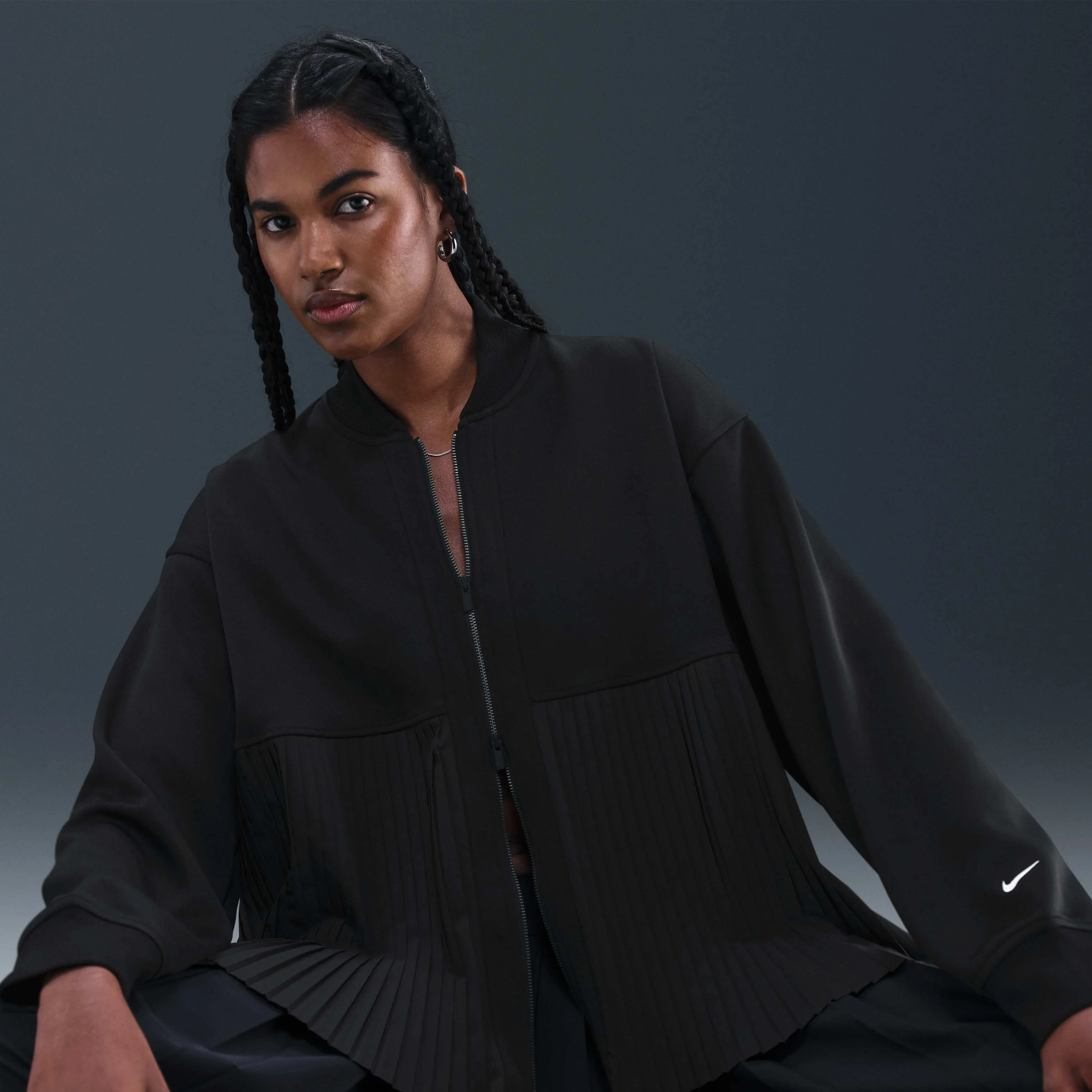 کت پلیسه زنانه نایکی اسپرتس ویر