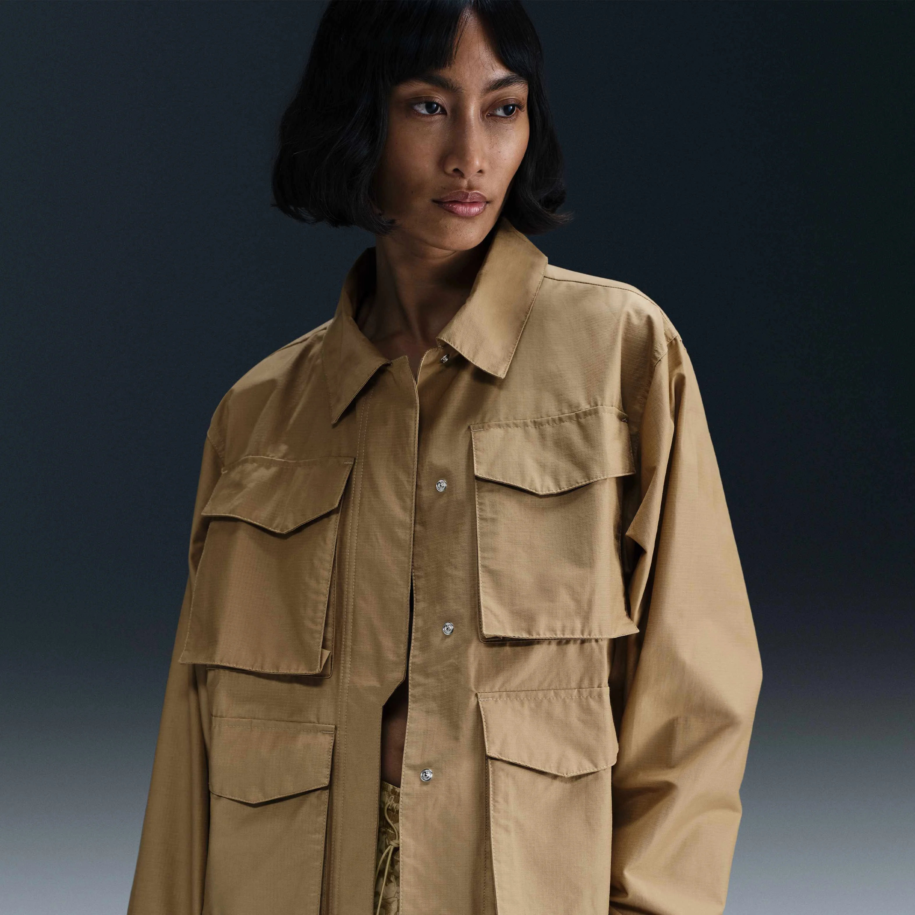 کاپشن زنانه باربری نایک اسپرتس ویر