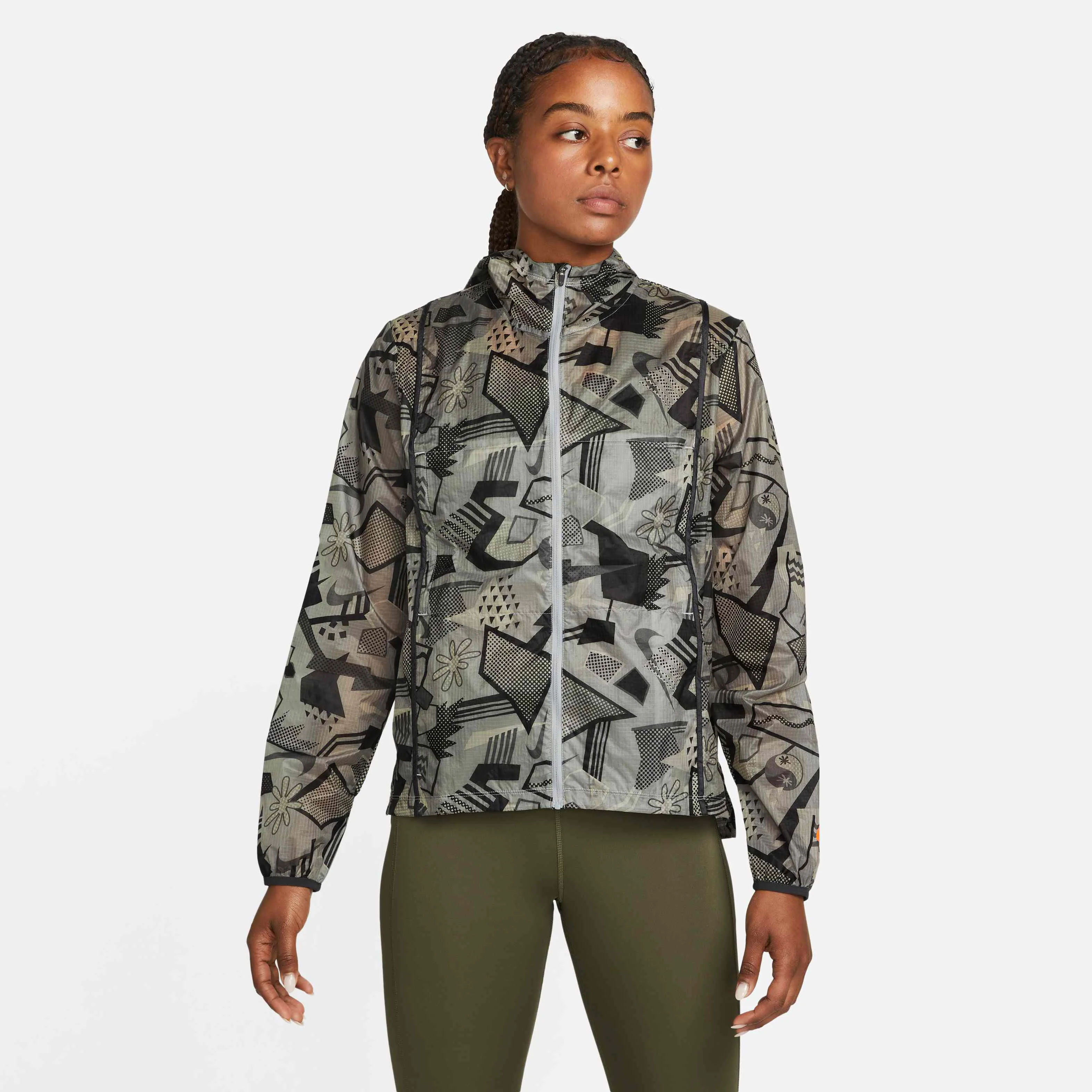 کاپشن ورزشی زنانه نایکی رترو ران