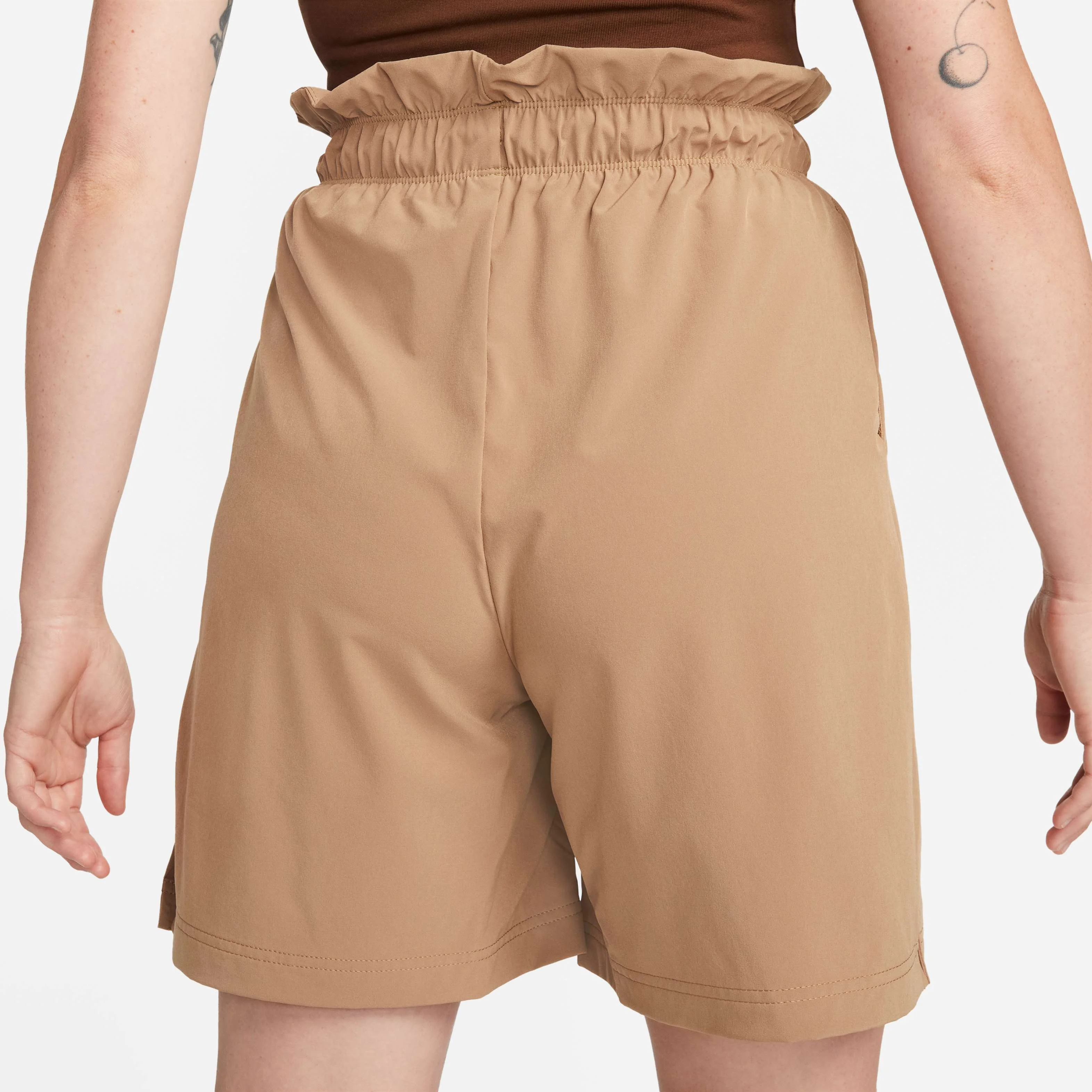 شورت زنانه با فاق بلند بافت نایکی اسپرتسویر اوری دی مدرن