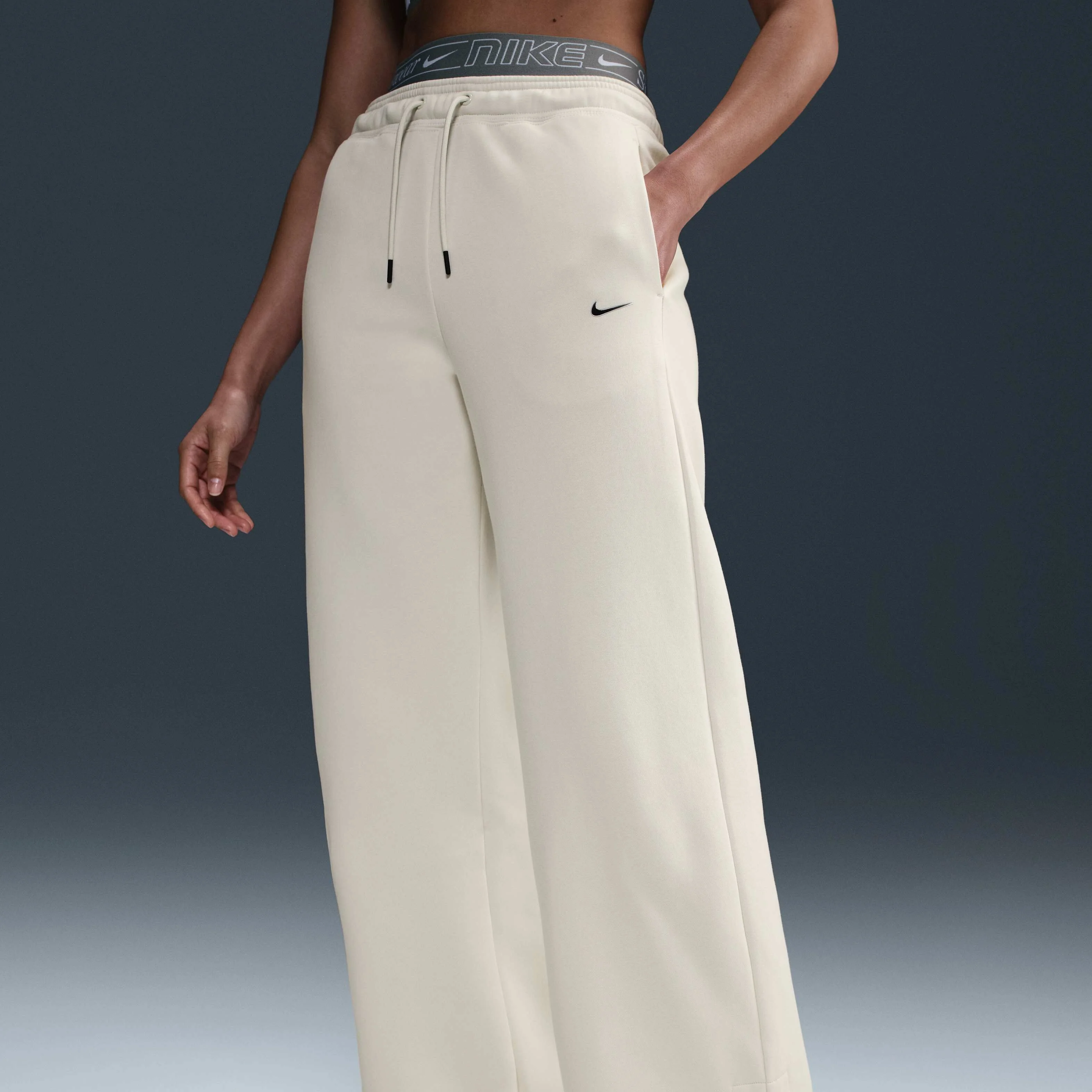 شلوار ورزشی زنانه نایک اسپرتس ویر فونیکس فلیس کمر بلند