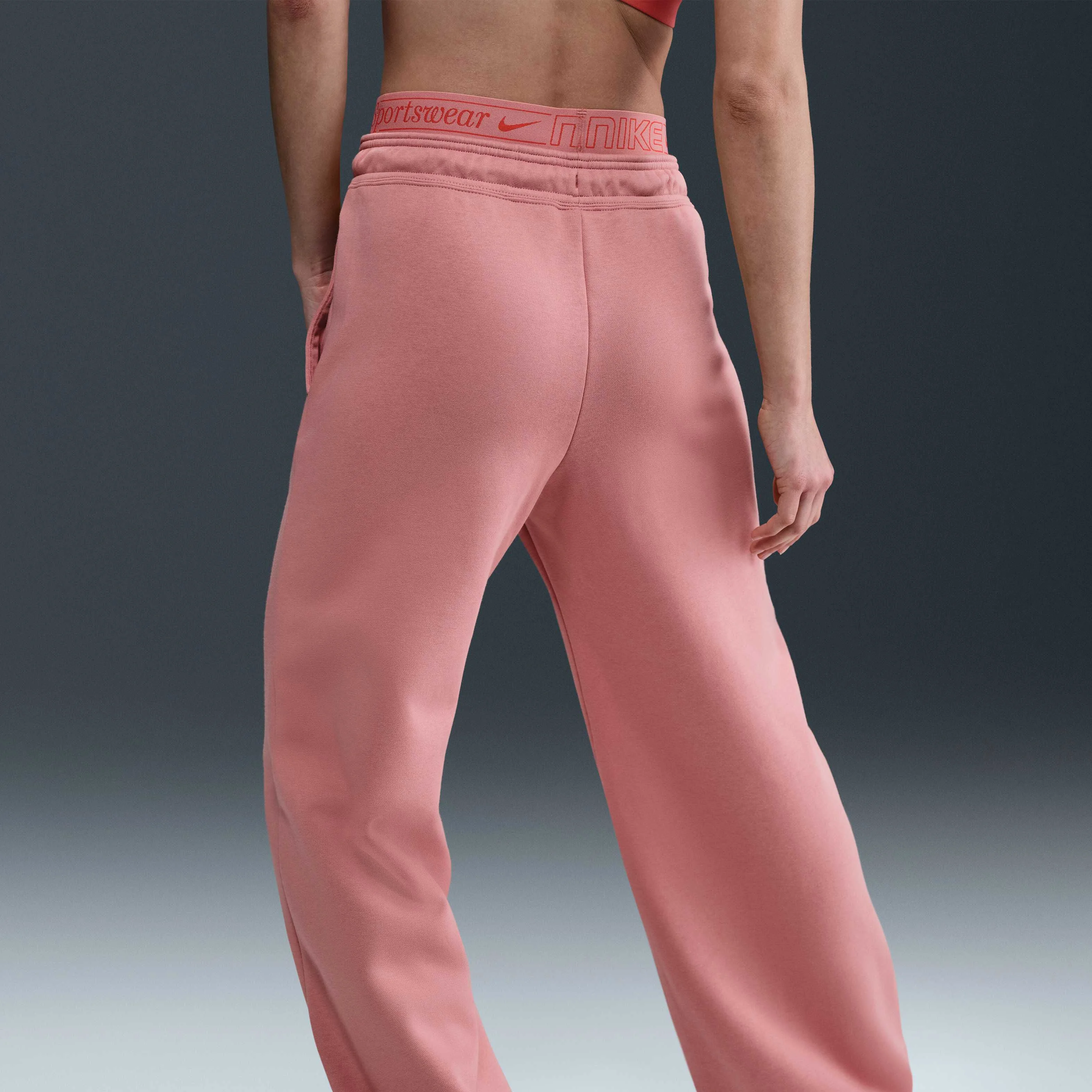 شلوار ورزشی زنانه کمر بلند Nike Sportswear Phoenix Fleece